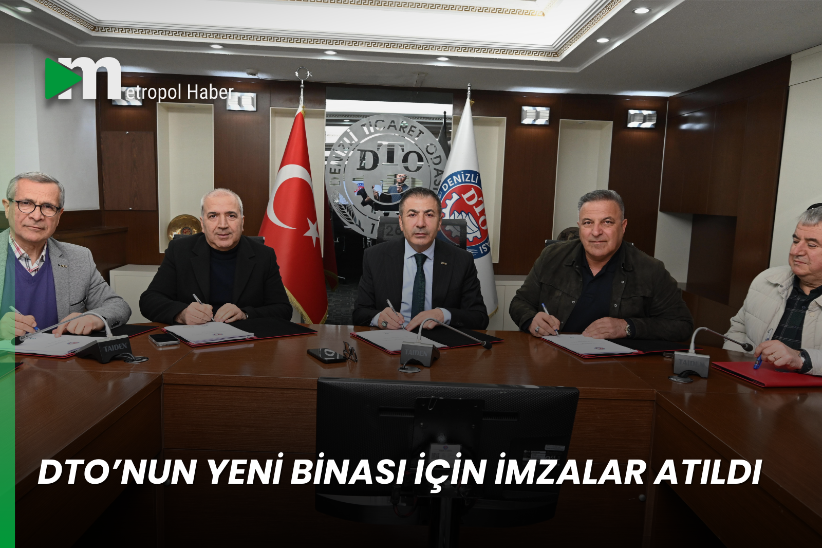 DTO’NUN YENİ BİNASI İÇİN İMZALAR ATILDI