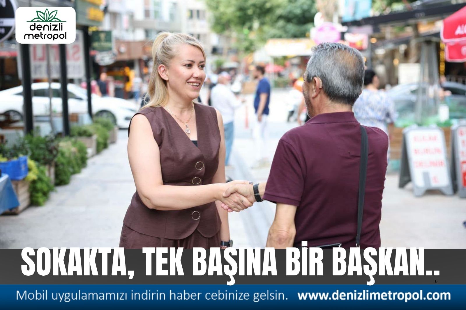 EFLATUN SOKAK’TA TEK BAŞINA BİR BAŞKAN