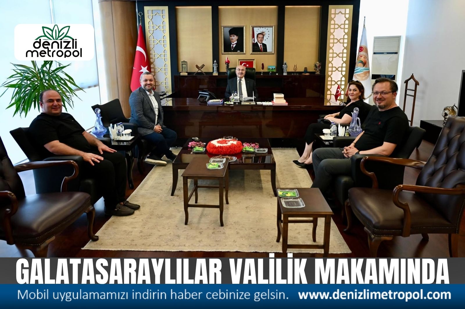 GALATASARAYLILAR VALİLİK MAKAMINA ÇIKTI