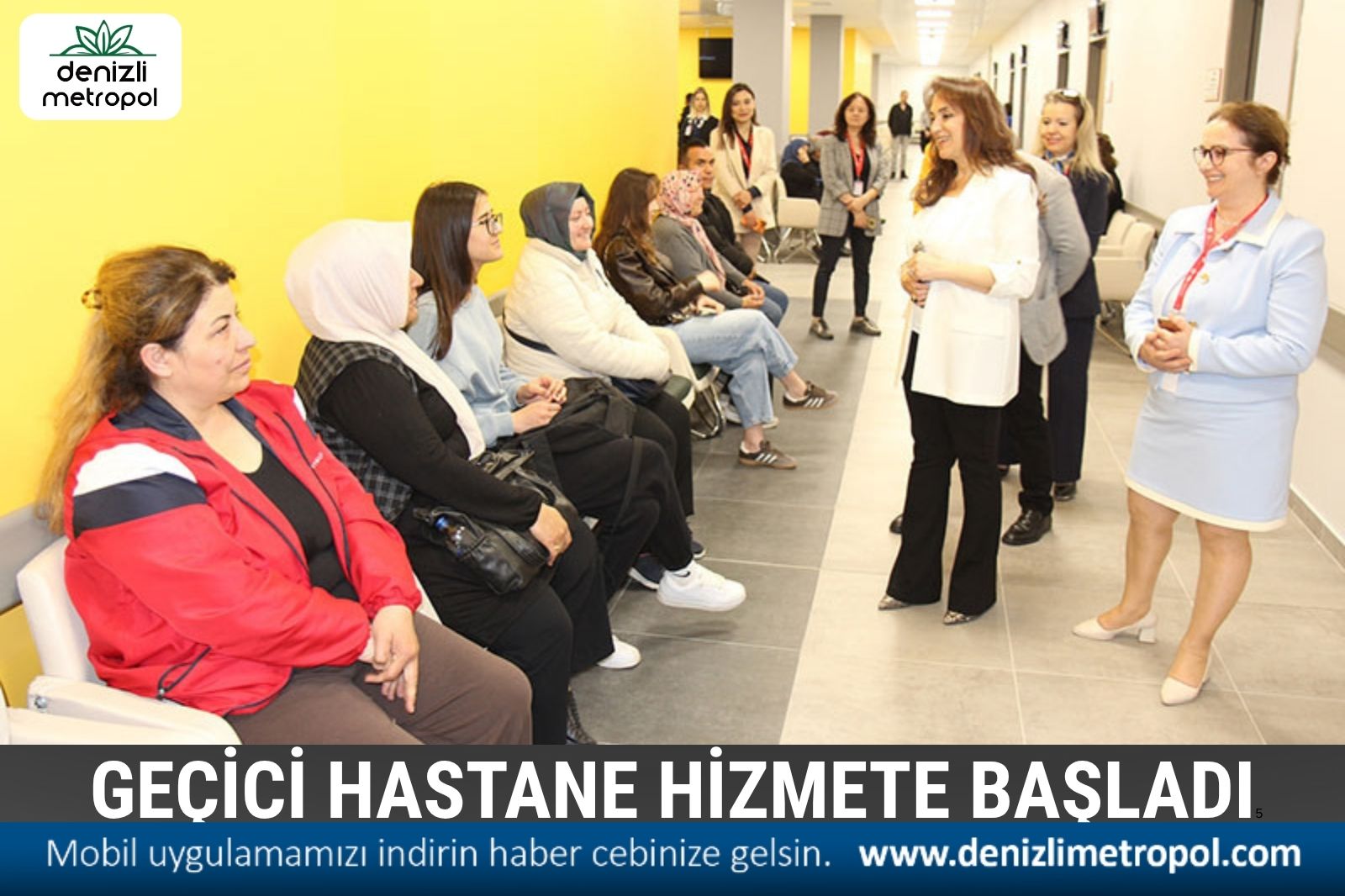 GEÇİCİ HASTANE HİZMETE AÇILDI