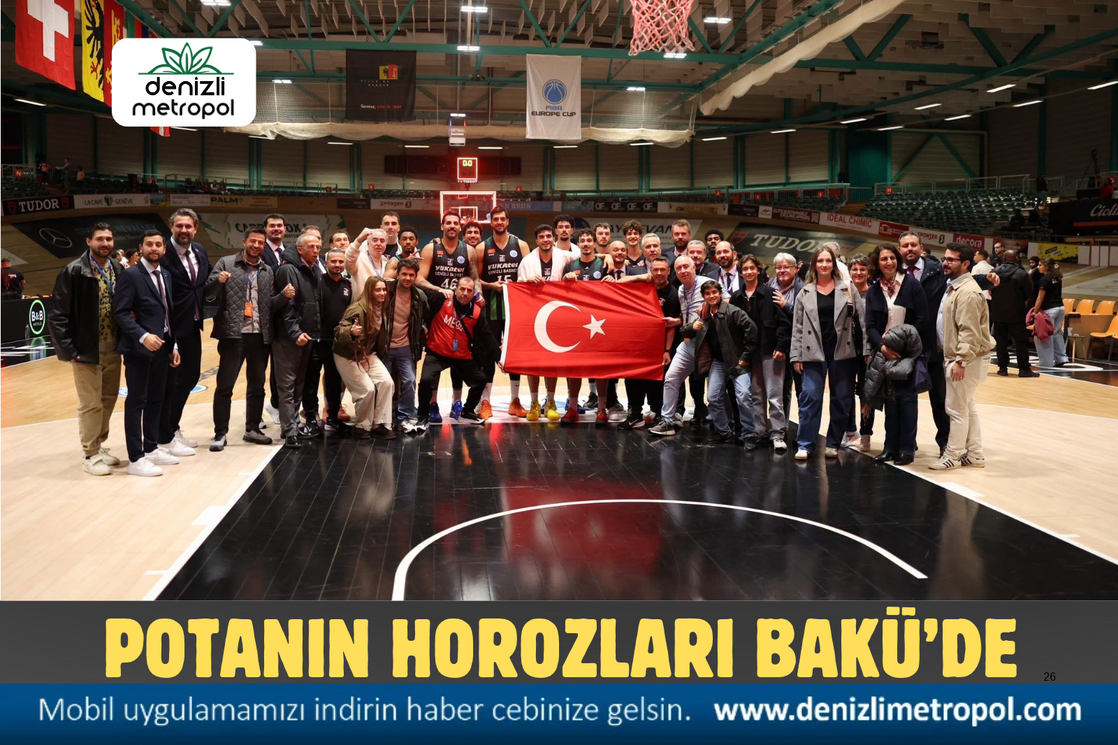 HOROZLAR’IN AVRUPA SINAVI BAKÜ’DE