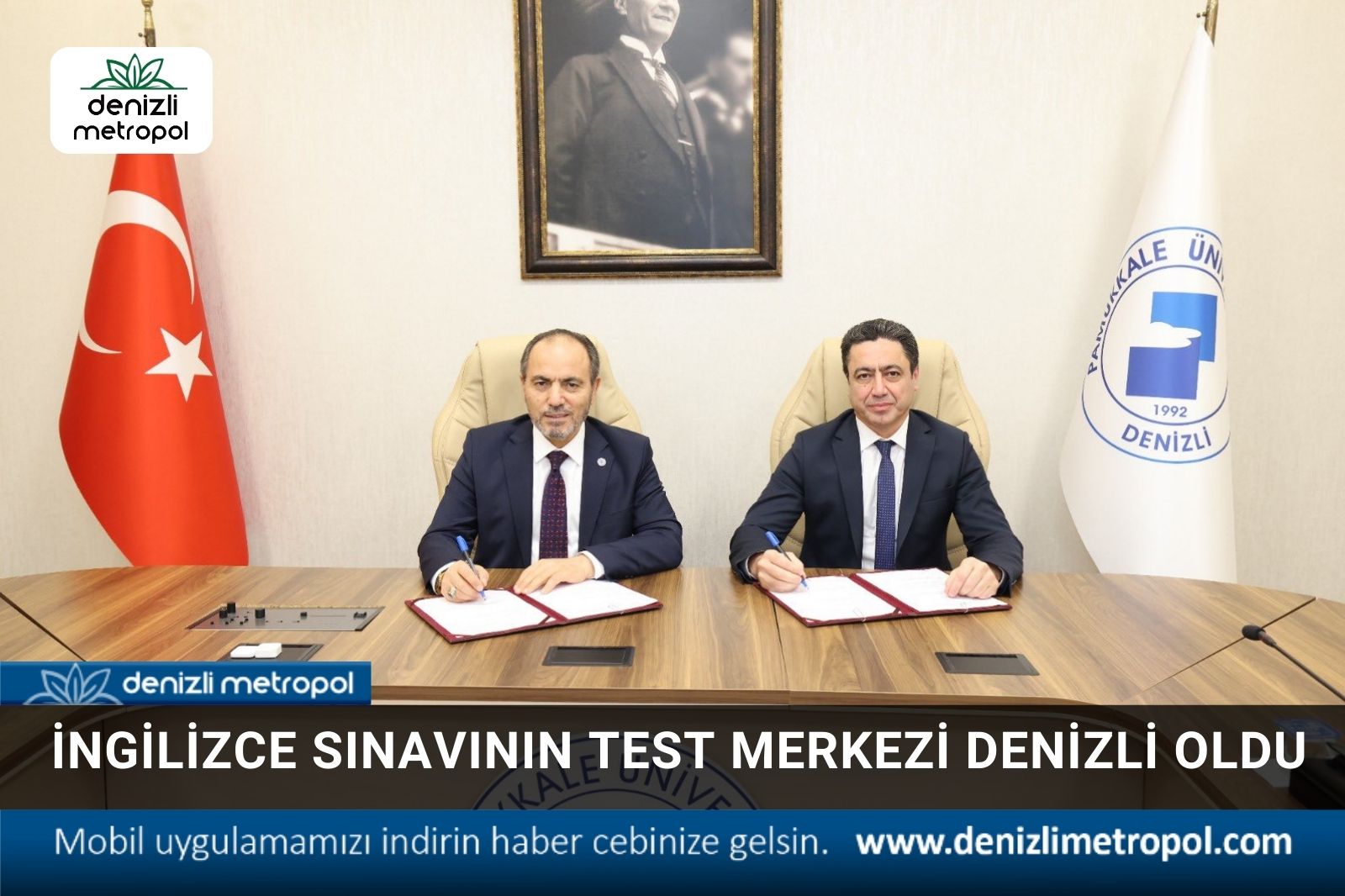 İNGİLİZCE SINAVININ TEST MERKEZİ DENİZLİ OLDU