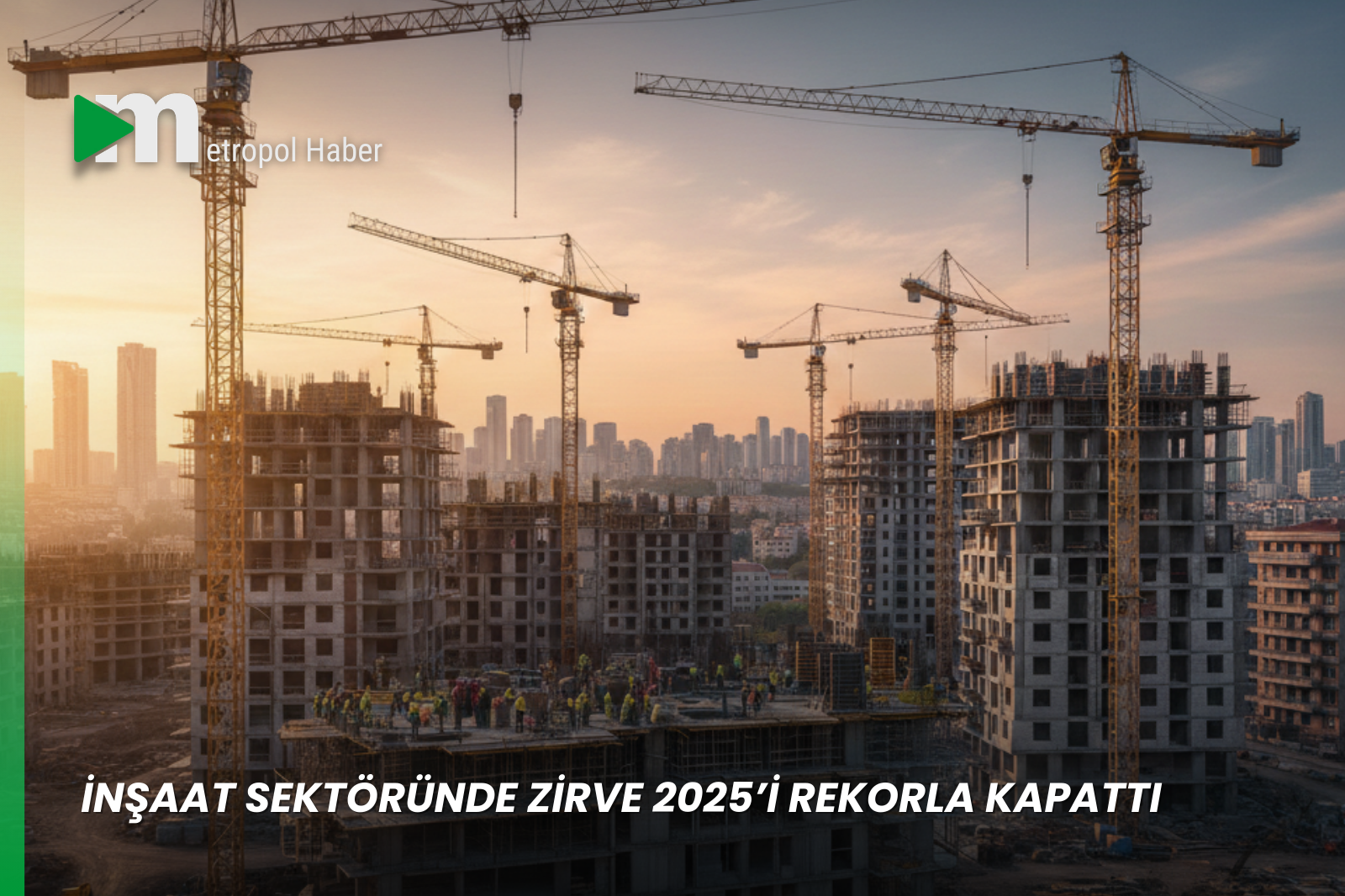 İNŞAAT SEKTÖRÜNDE ZİRVE 2025’İ REKORLA KAPATTI