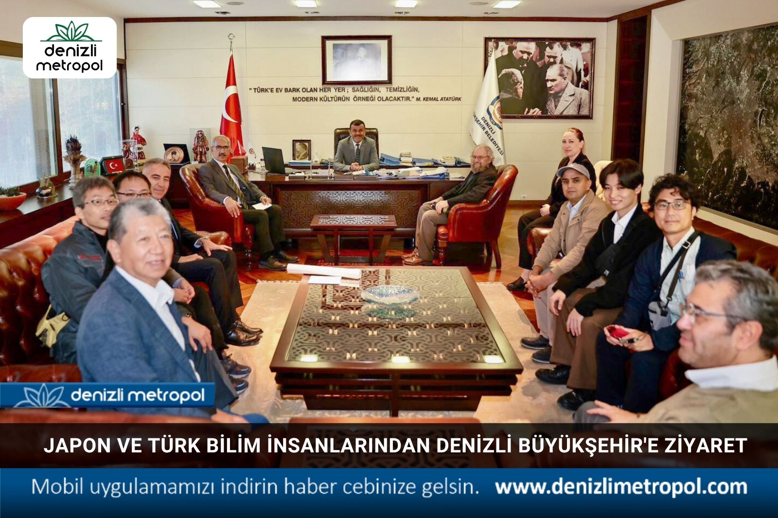Japon ve Türk bilim insanlarından Denizli Büyükşehir'e ziyaret