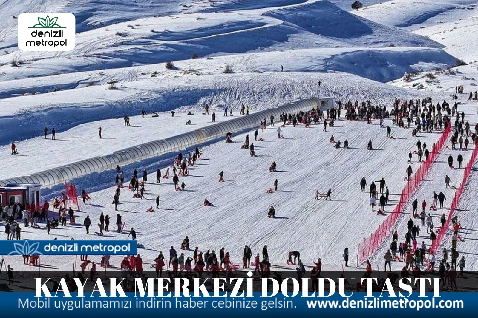 KAYAK MERKEZİ DOLDU TAŞTI