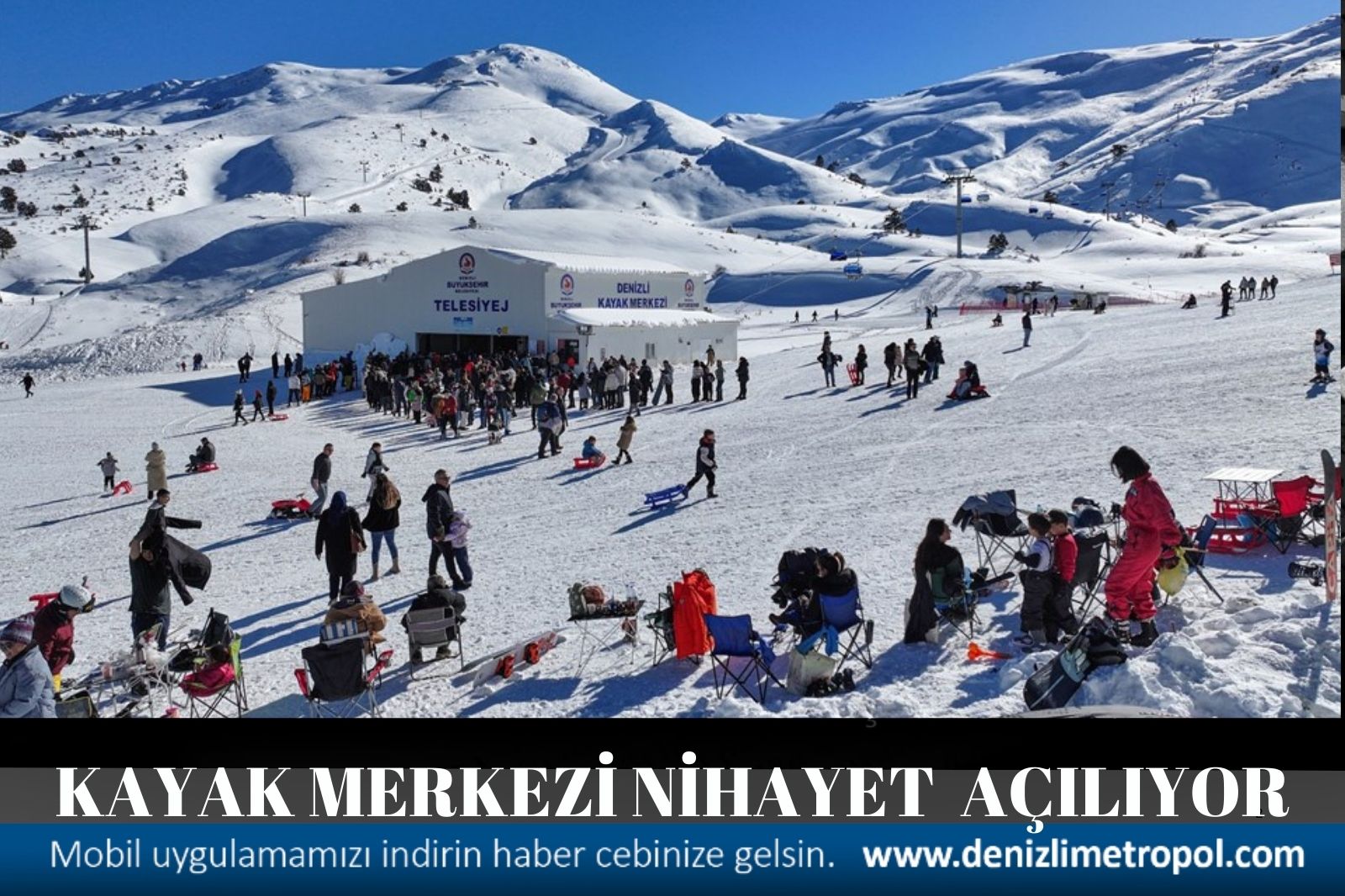 KAYAK MERKEZİ NİHAYET AÇILIYOR
