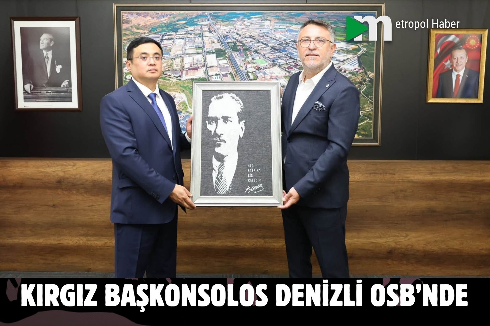 KIRGIZ BAŞKONSOLOSTAN OSB’YE STRATEJİK ZİYARET