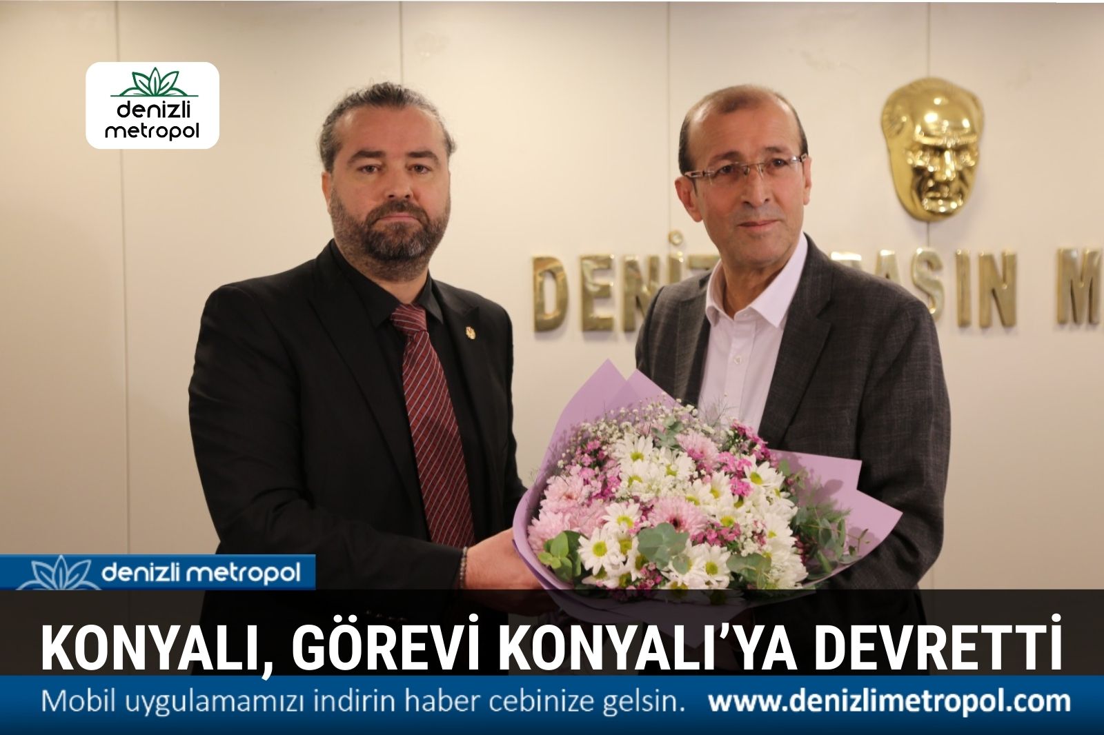 KONYALI, BAYRAĞI KONYALI’YA TESLİM ETTİ