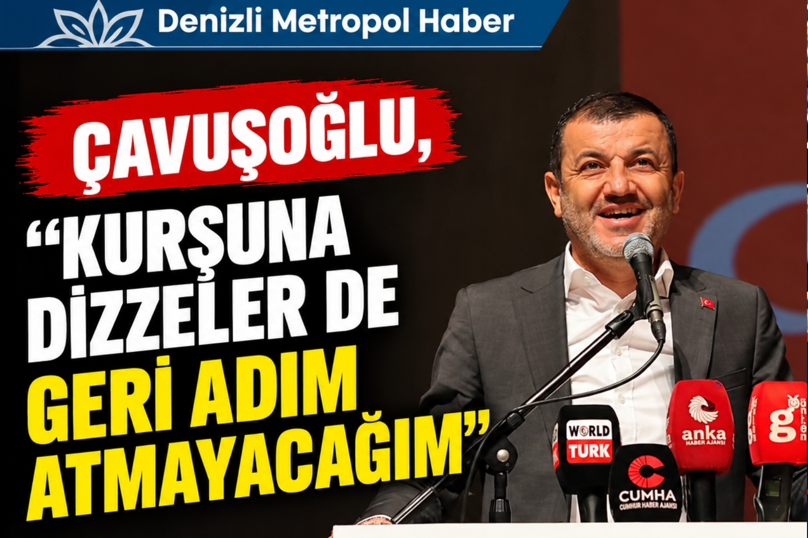 “KURŞUNA DİZZELER DE GERİ ADIM ATMAYACAĞIM”