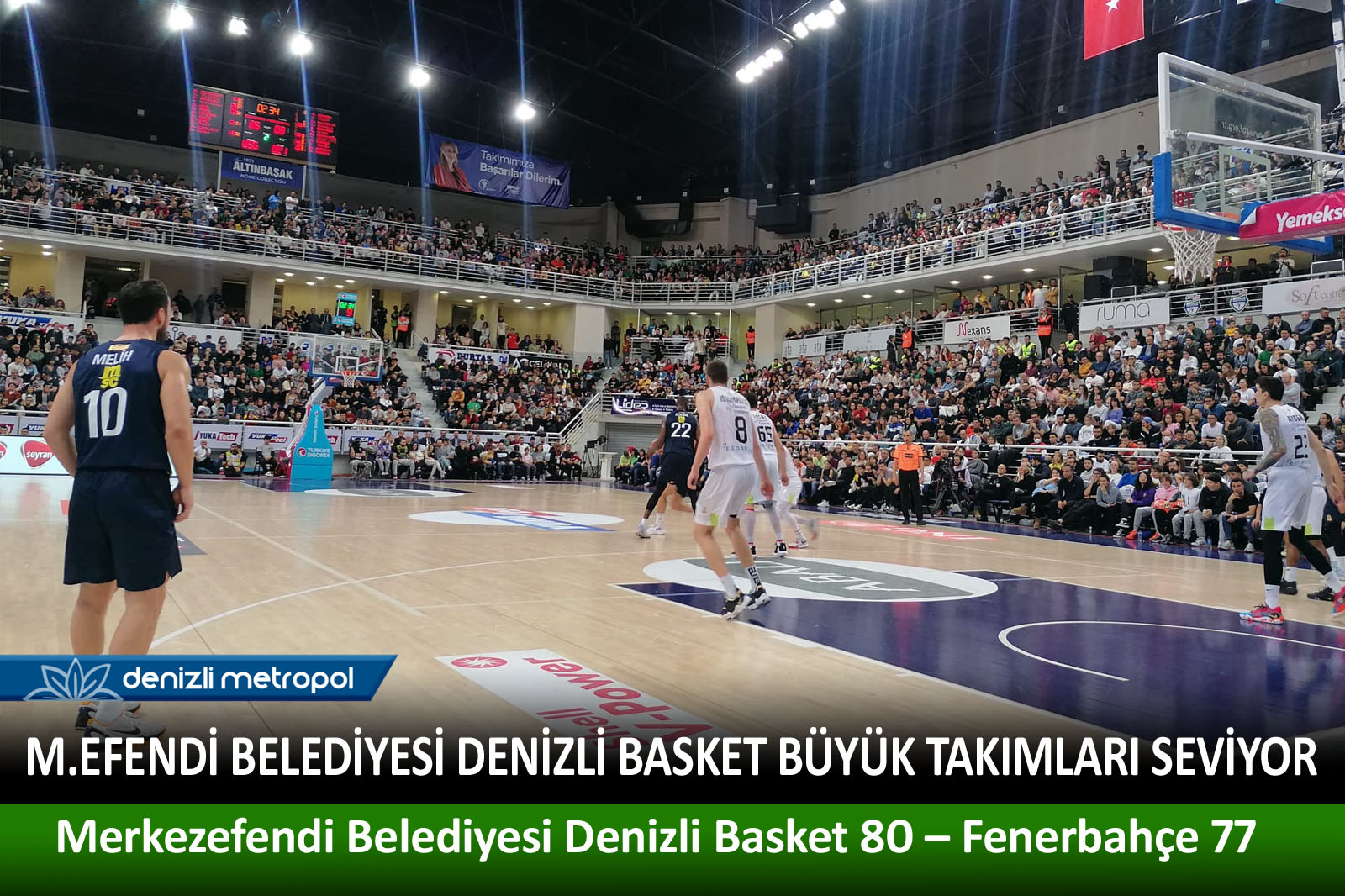 Bursaspor x Merkezefendi Belediyesi Denizli Basket basquete 10/12/2023