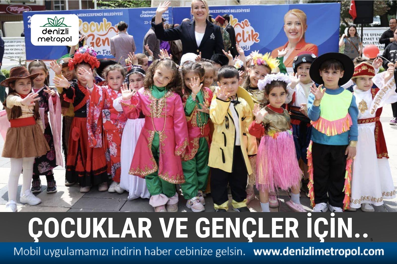 MERKEZEFENDİ’DEN ÇOCUKLAR VE GENÇLER İÇİN FESTİVAL