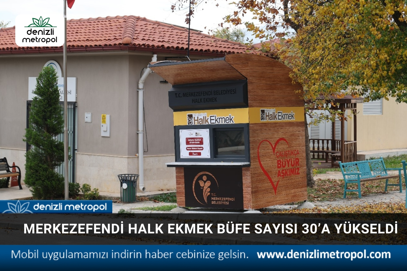 MERKEZEFENDİ HALK EKMEK BÜFE SAYISI 30’A YÜKSELDİ