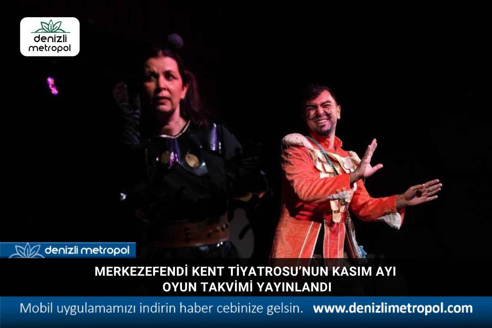 MERKEZEFENDİ KENT TİYATROSU’NUN KASIM AYI OYUN TAKVİMİ YAYINLANDI