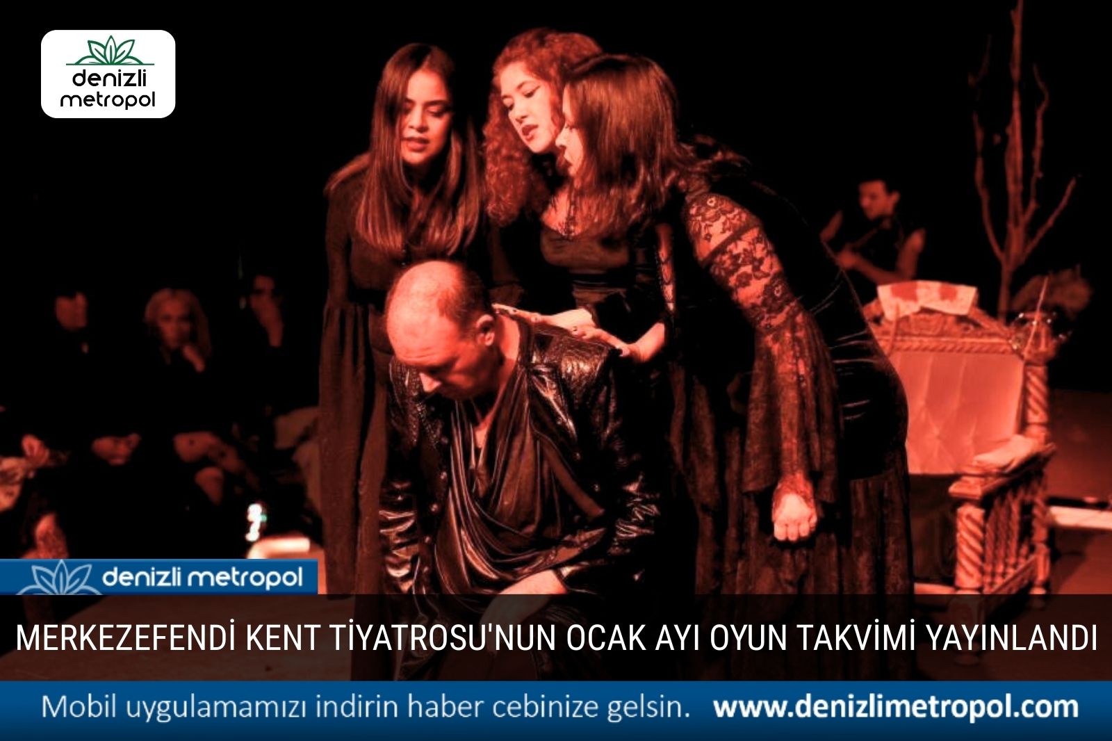 MERKEZEFENDİ KENT TİYATROSU'NUN OCAK AYI OYUN TAKVİMİ YAYINLANDI