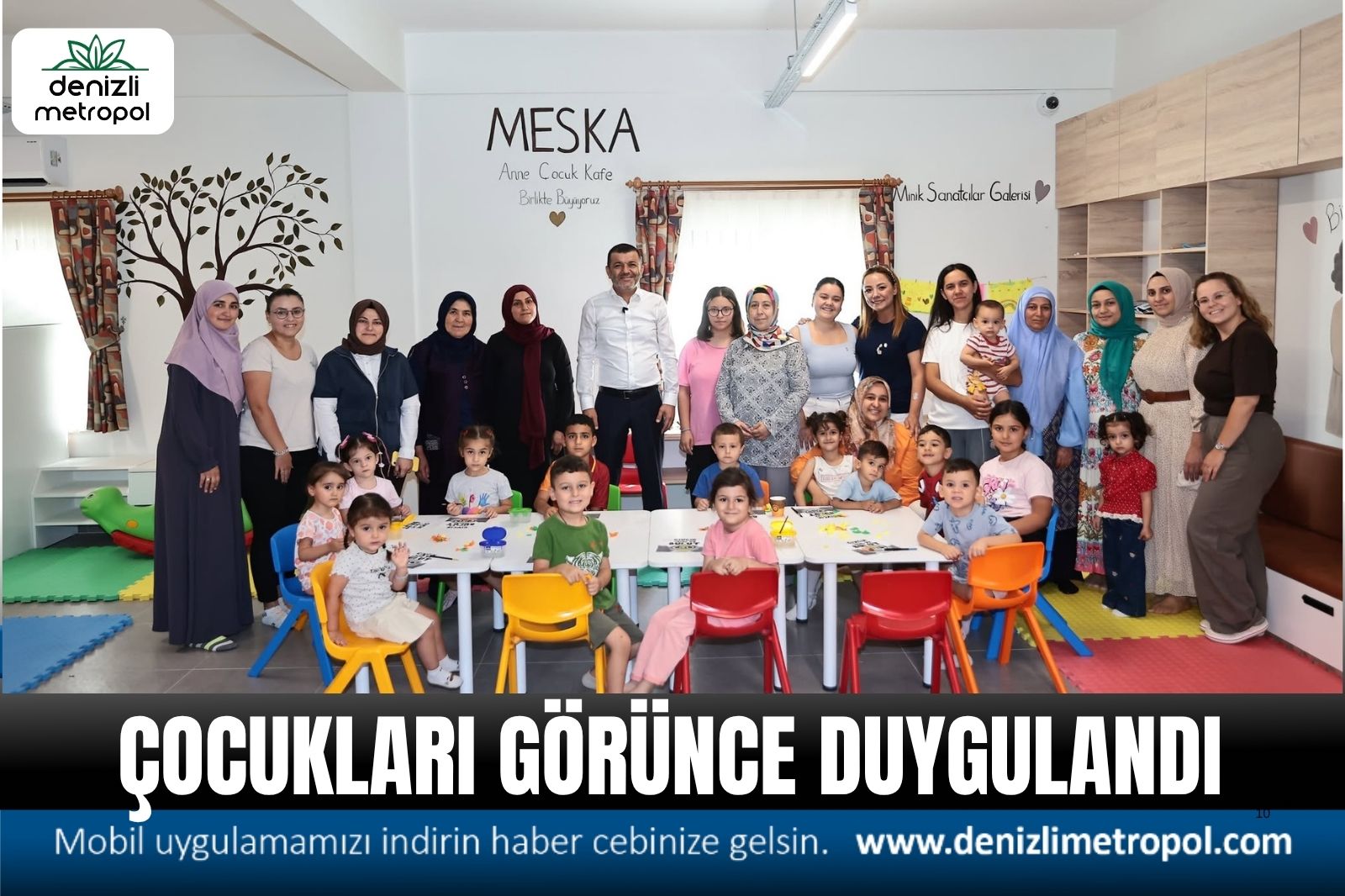 MESKA’DAKİ ÇOCUKLARI GÖRÜNCE DUYGULANDI