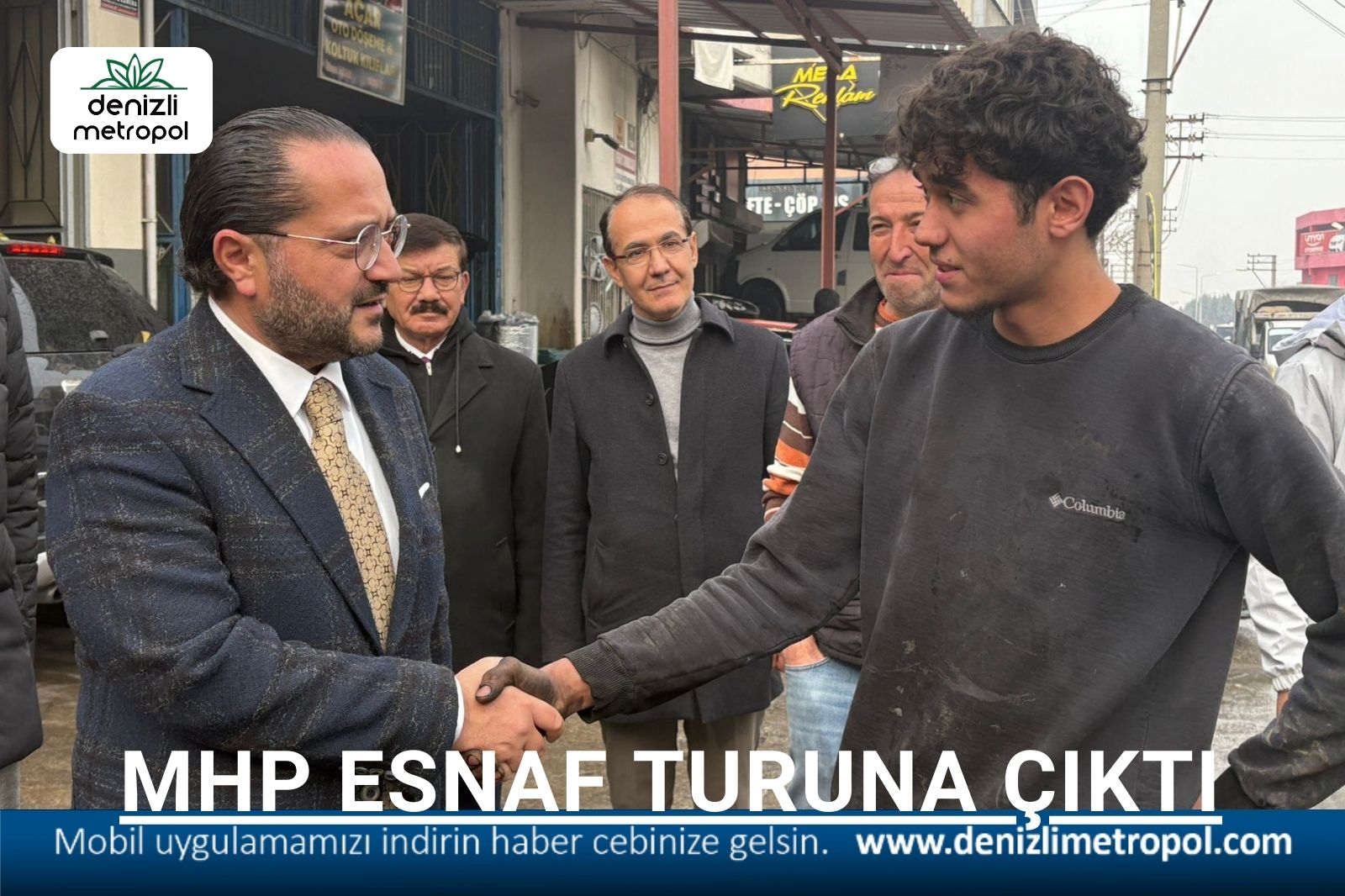MHP ESNAF TURUNA ÇIKTI