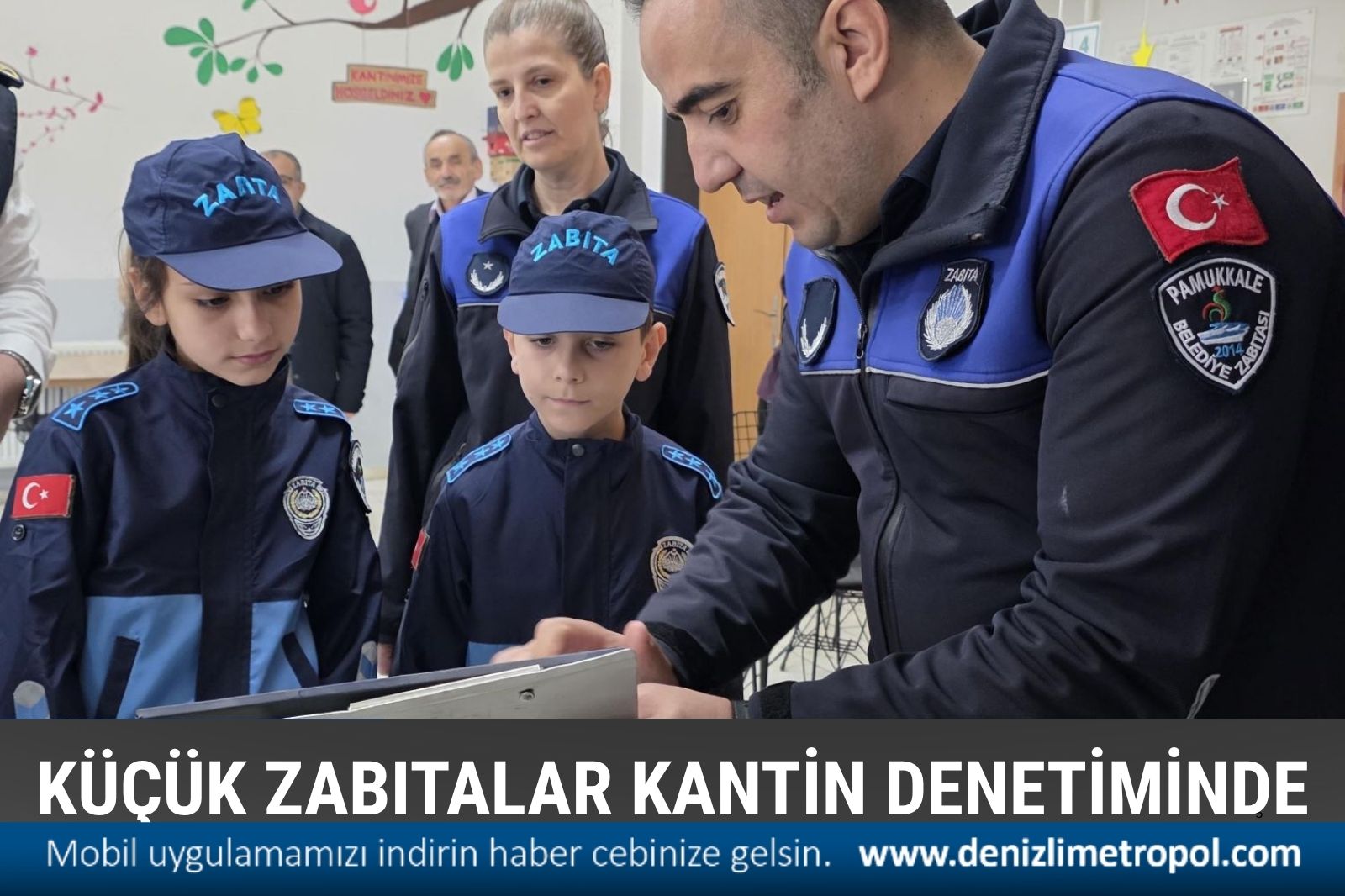 MİNİK ZABITALAR KANTİN DENETİMİNDE