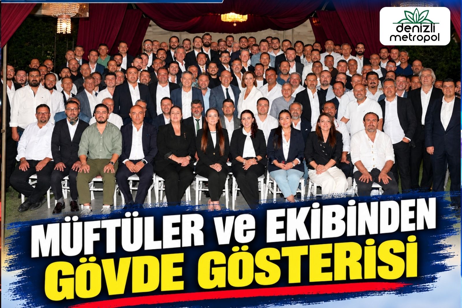 MÜFTÜLER VE EKİBİNDEN GÖVDE GÖSTERİSİ