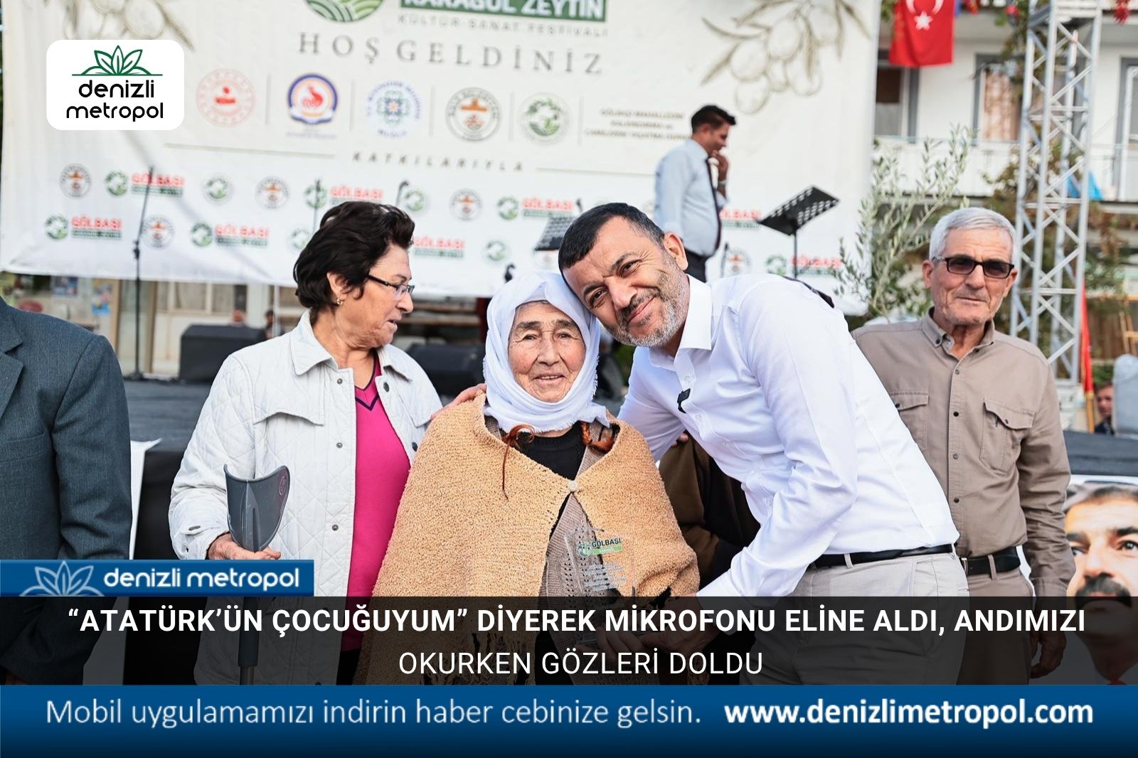 Nuri Başkan ile Hilmiye Teyze’nin “Andımız” anı 10 Kasım öncesi yürekleri titretti