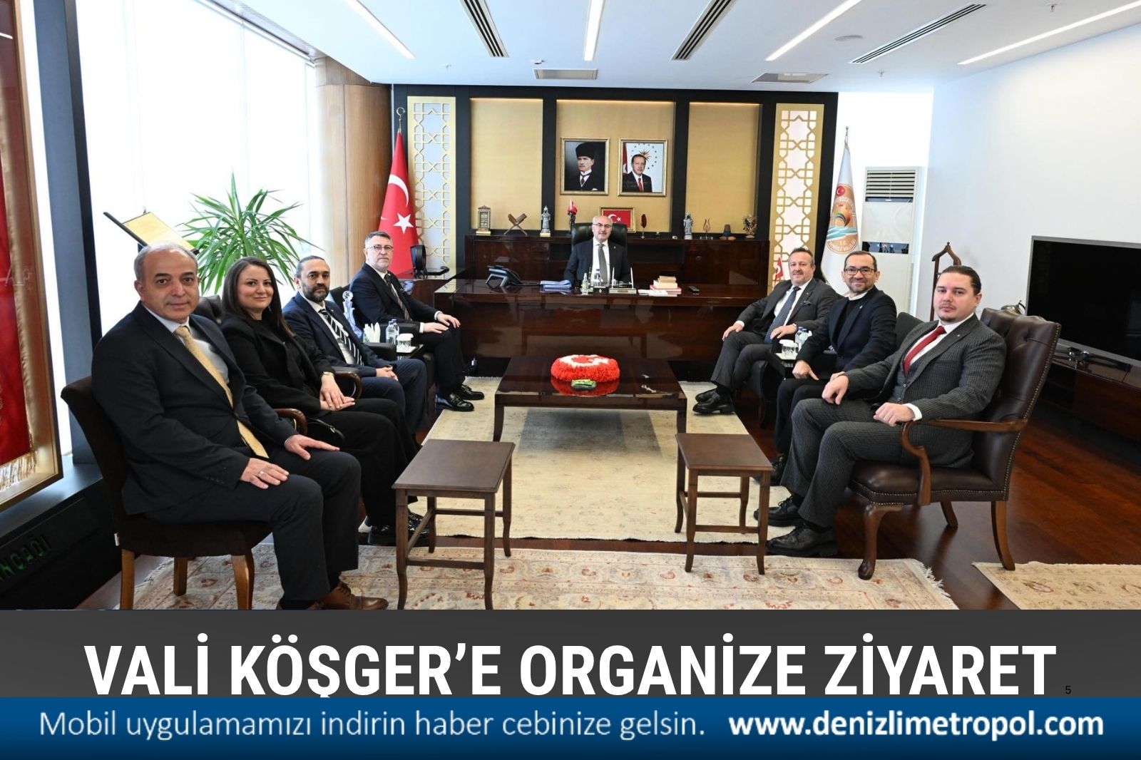 ORGANİZE SANAYİ BÖLGESİ'NİN İLK ZİYARETİ VALİ KÖŞGER'E