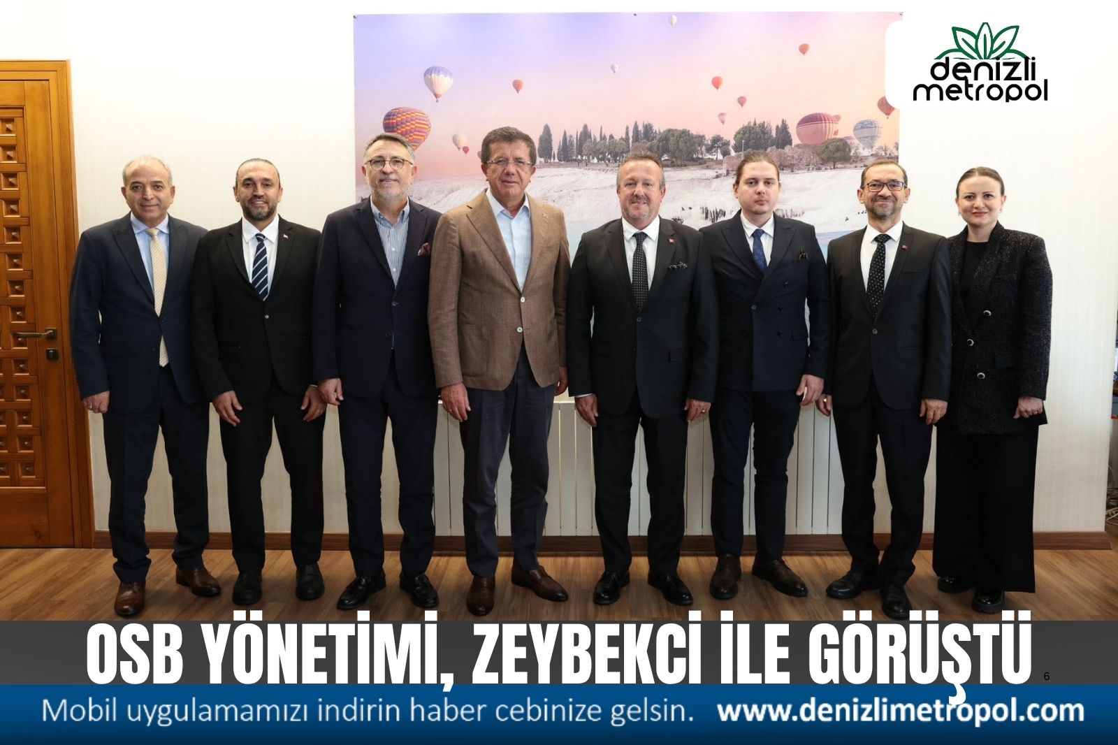 OSB YÖNETİMİ ZEYBEKCİ’Yİ ZİYARET ETTİ
