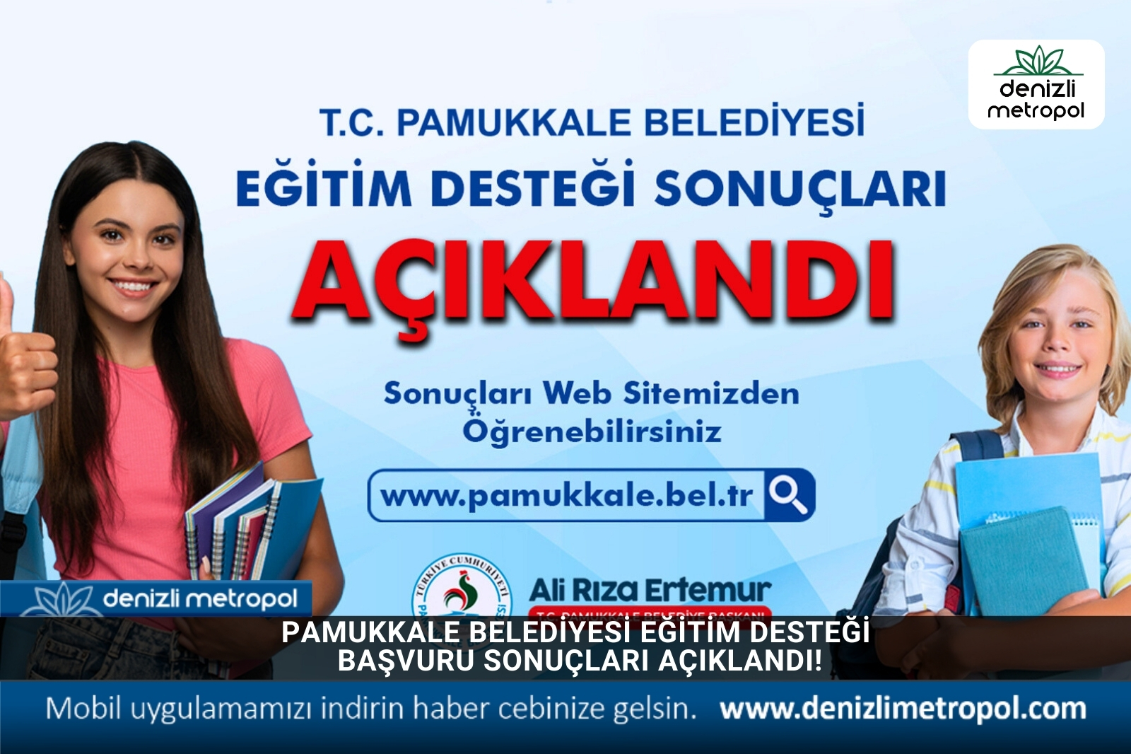 PAMUKKALE BELEDİYESİ EĞİTİM DESTEĞİ BAŞVURU SONUÇLARI AÇIKLANDI!