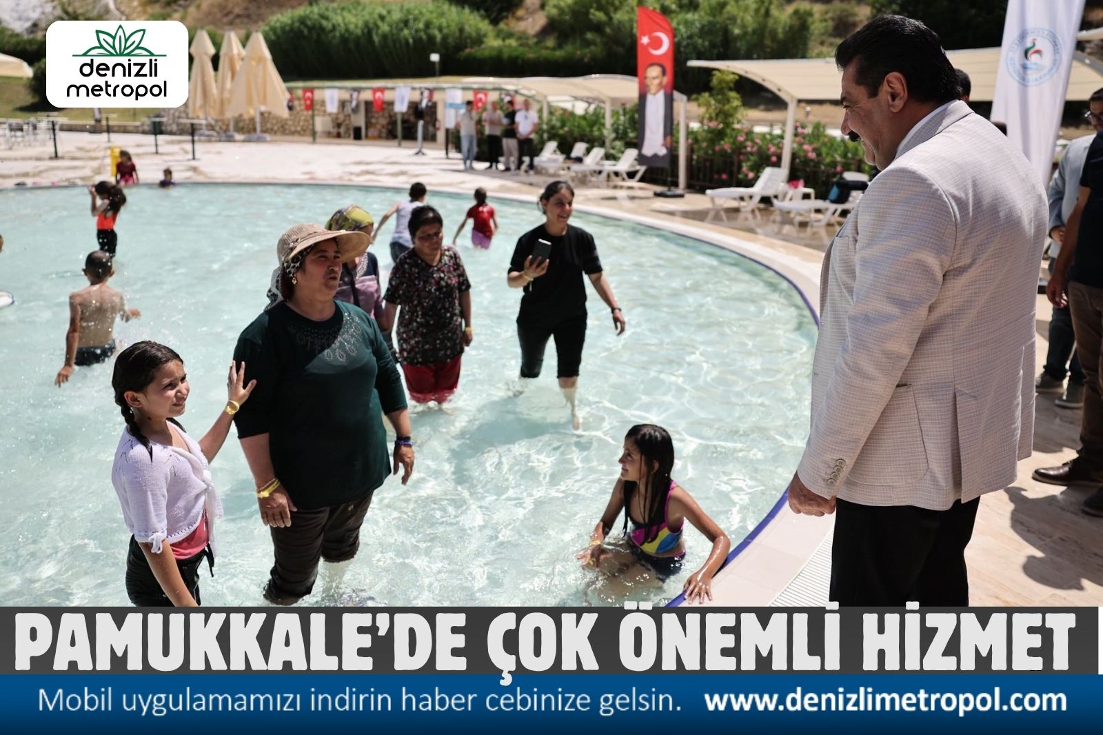 PAMUKKALE BELEDİYESİ’NDEN ÖNEMLİ HİZMET