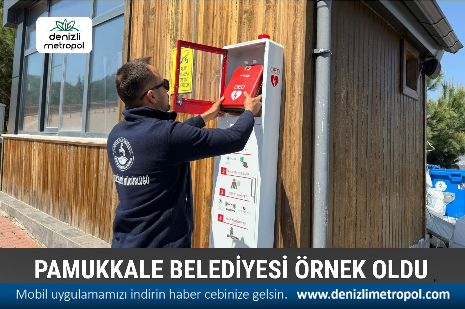 PAMUKKALE BELEDİYESİ’NDEN ÖRNEK PROJE