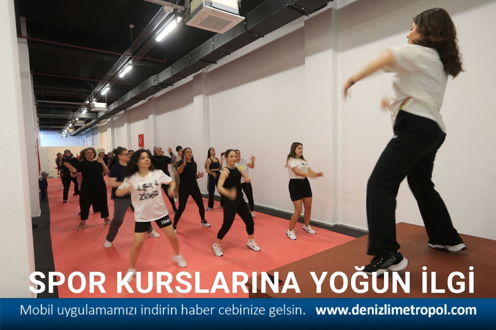 PAMUKKALE BELEDİYESİ’NİN KIŞ SPOR KURSLARINA İLGİ BÜYÜK