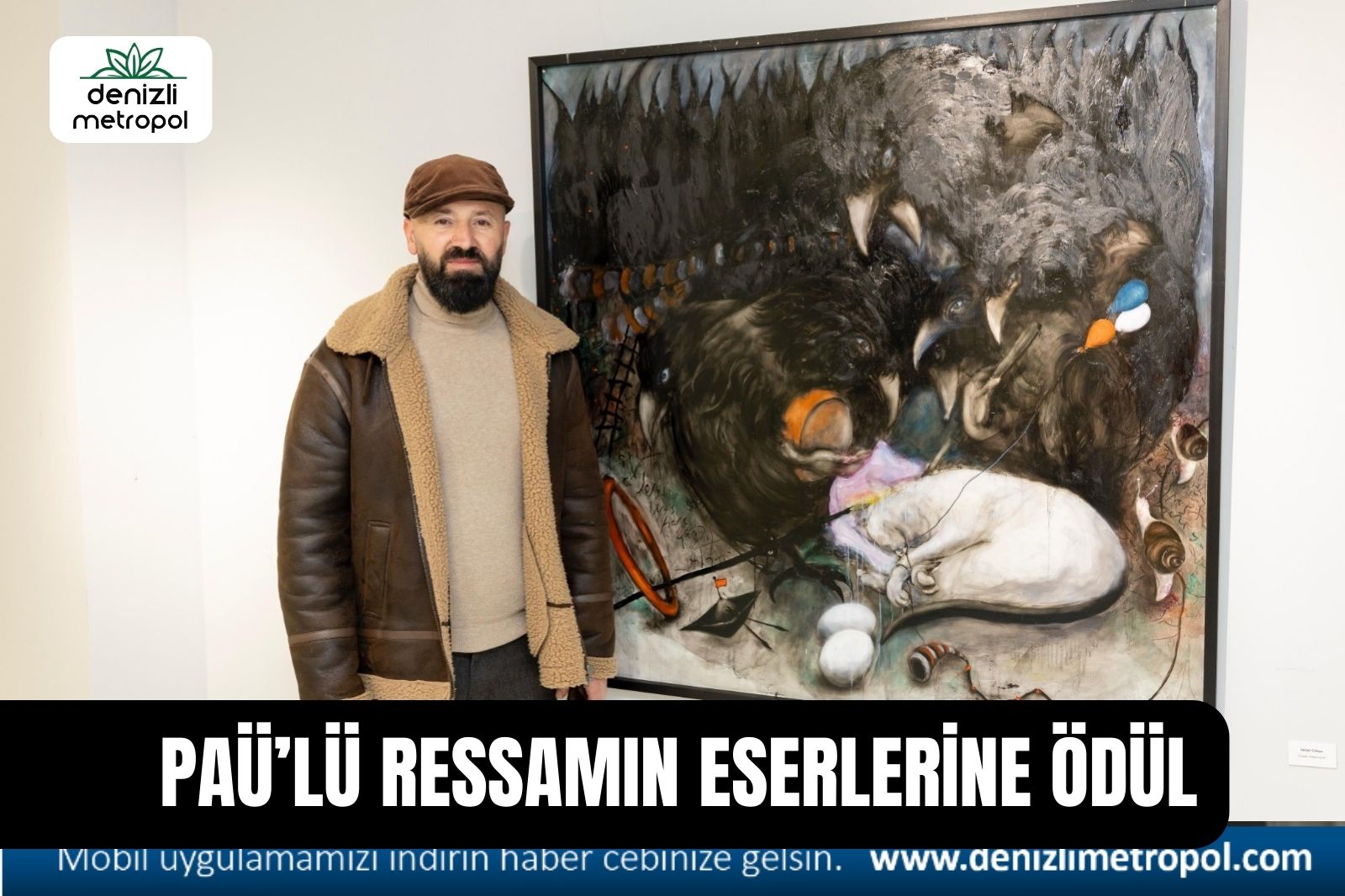 PAÜ’LÜ RESSAMIN ESERLERİNE ÖDÜL