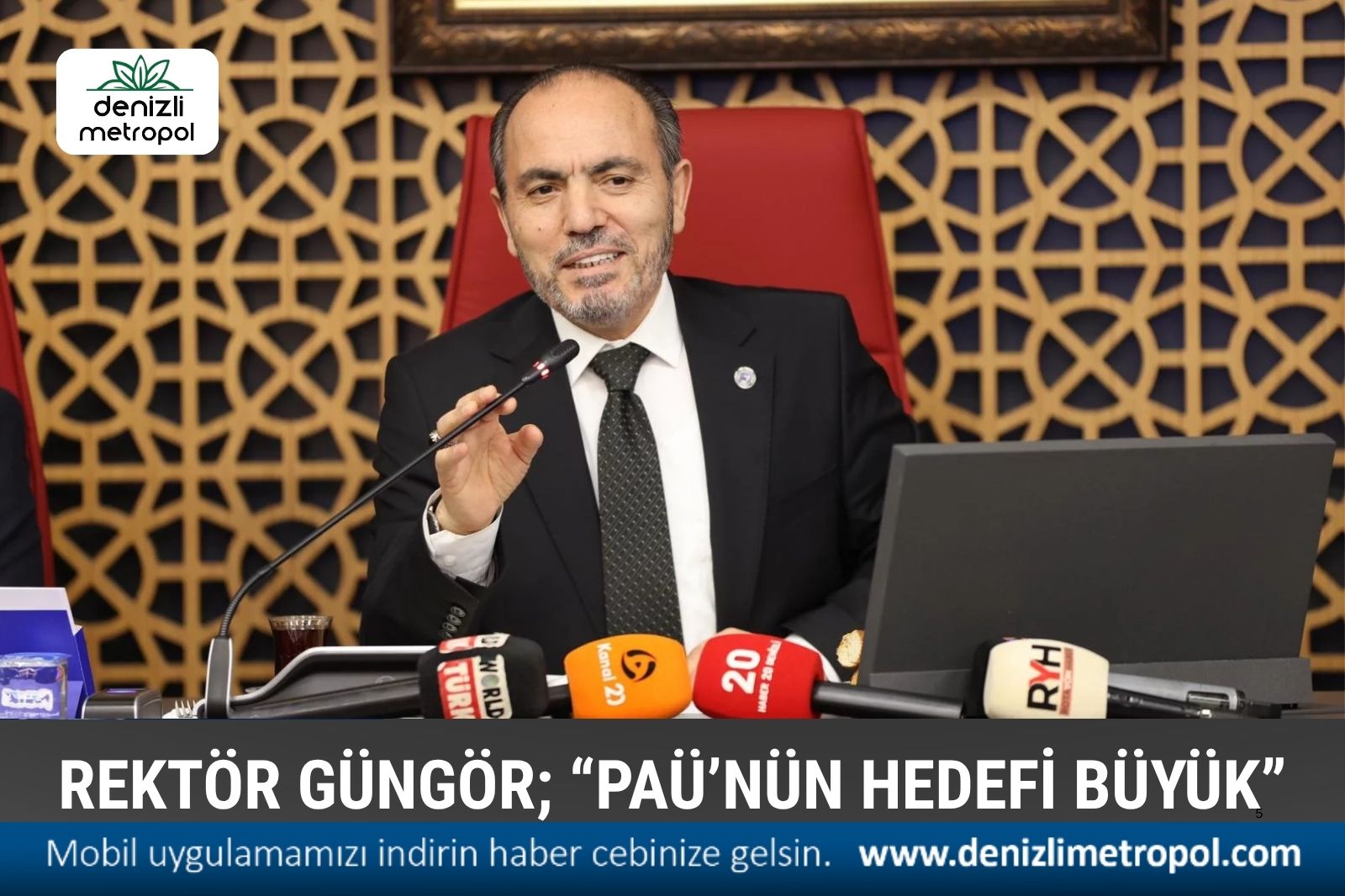 PAÜ’NÜN HEDEFİ BÜYÜK
