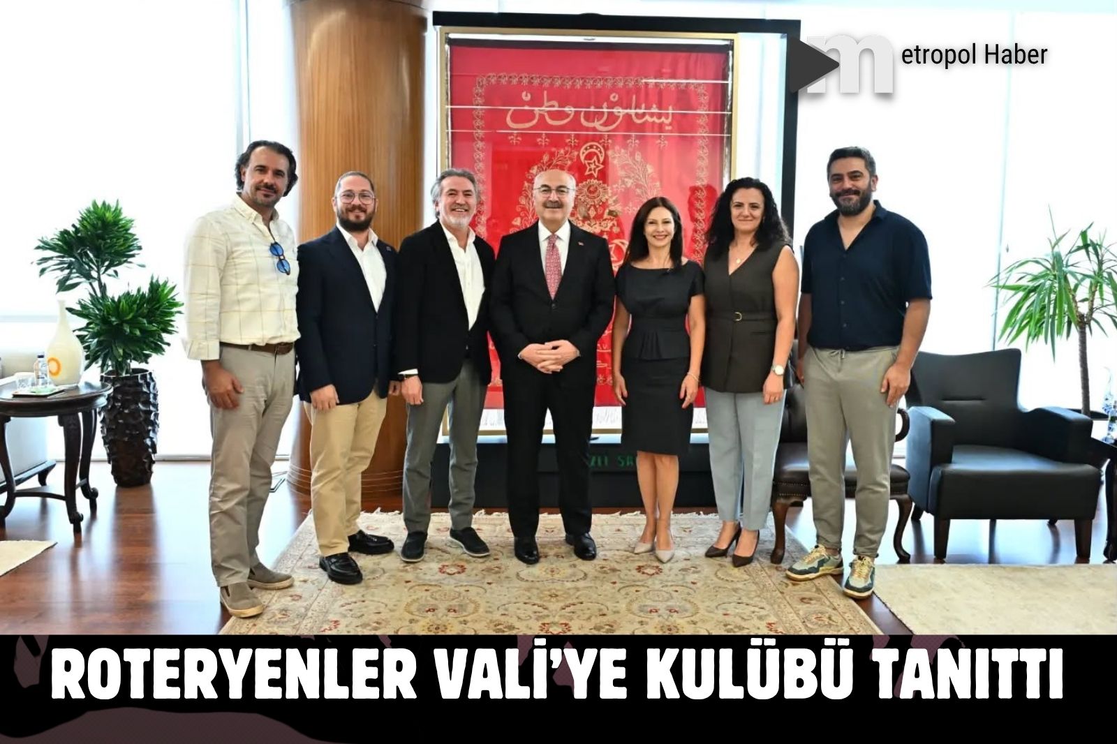 ROTERYENLER, VALİ’YE KULÜBÜ TANITTI