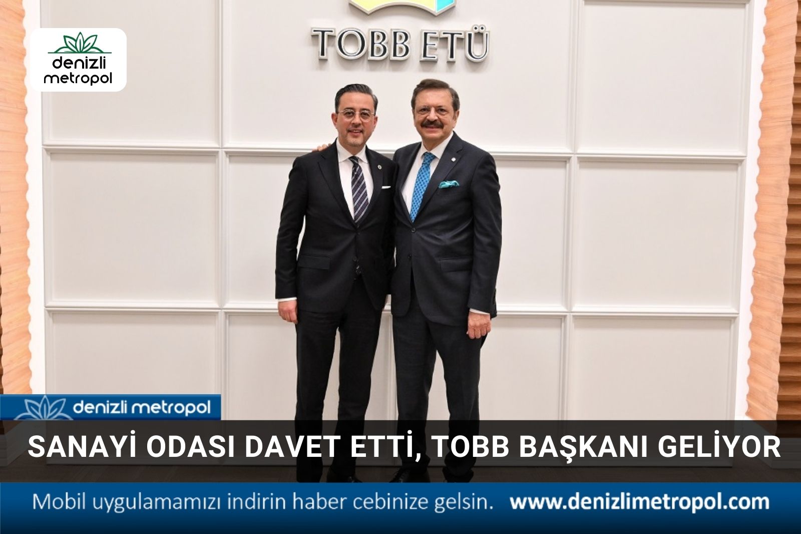 SANAYİ ODASI DAVET ETTİ, HİSARCIKLIOĞLU GELİYOR