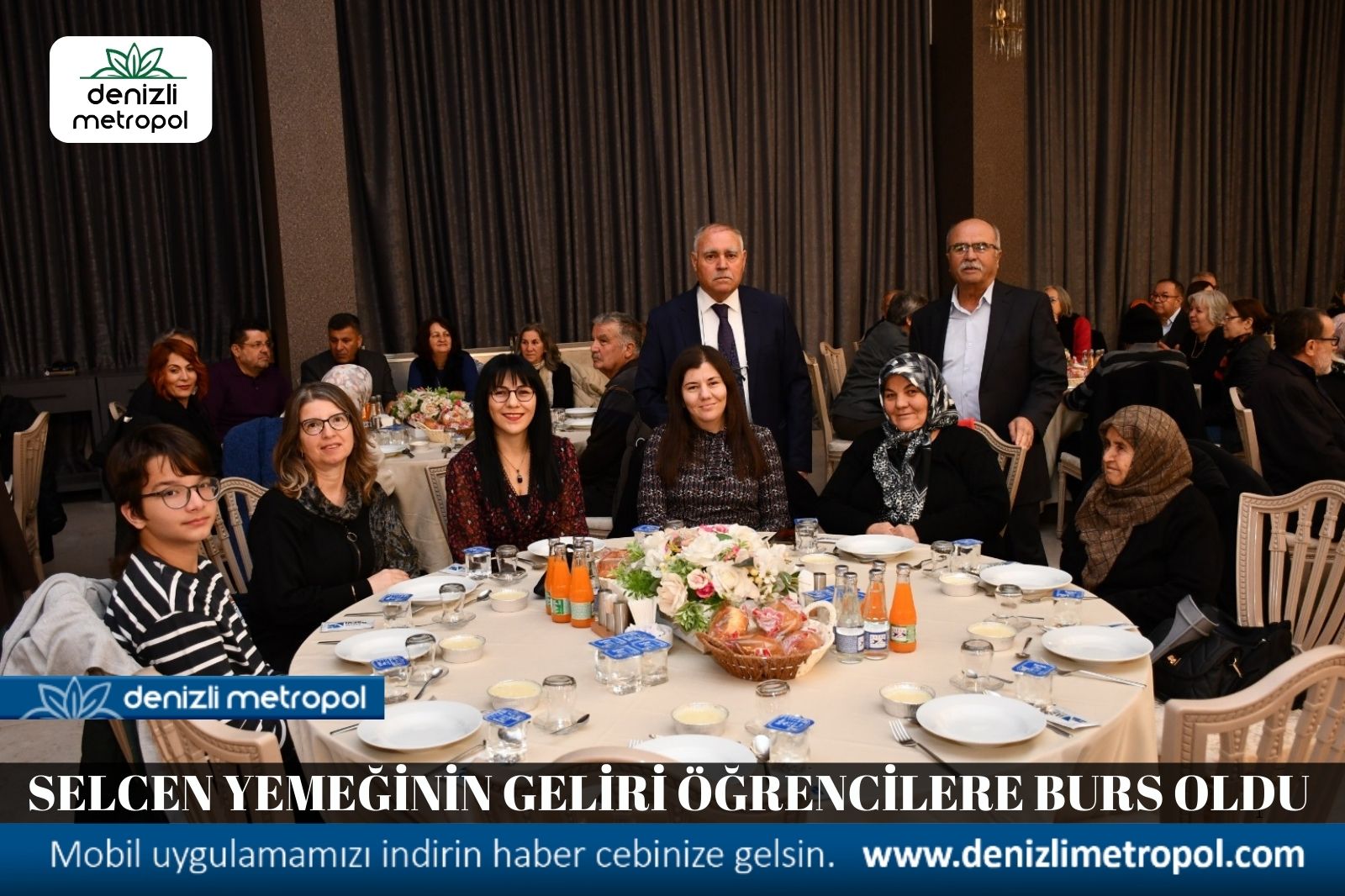 SELCEN YEMEĞİNİN GELİRİ ÖĞRENCİLERE BURS OLDU