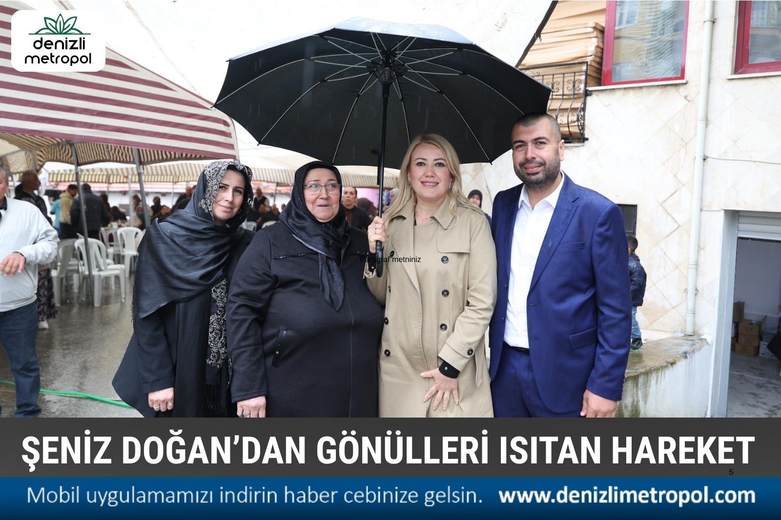 ŞENİZ DOĞAN’DAN GÖNÜLLERİ ISITAN HAREKET