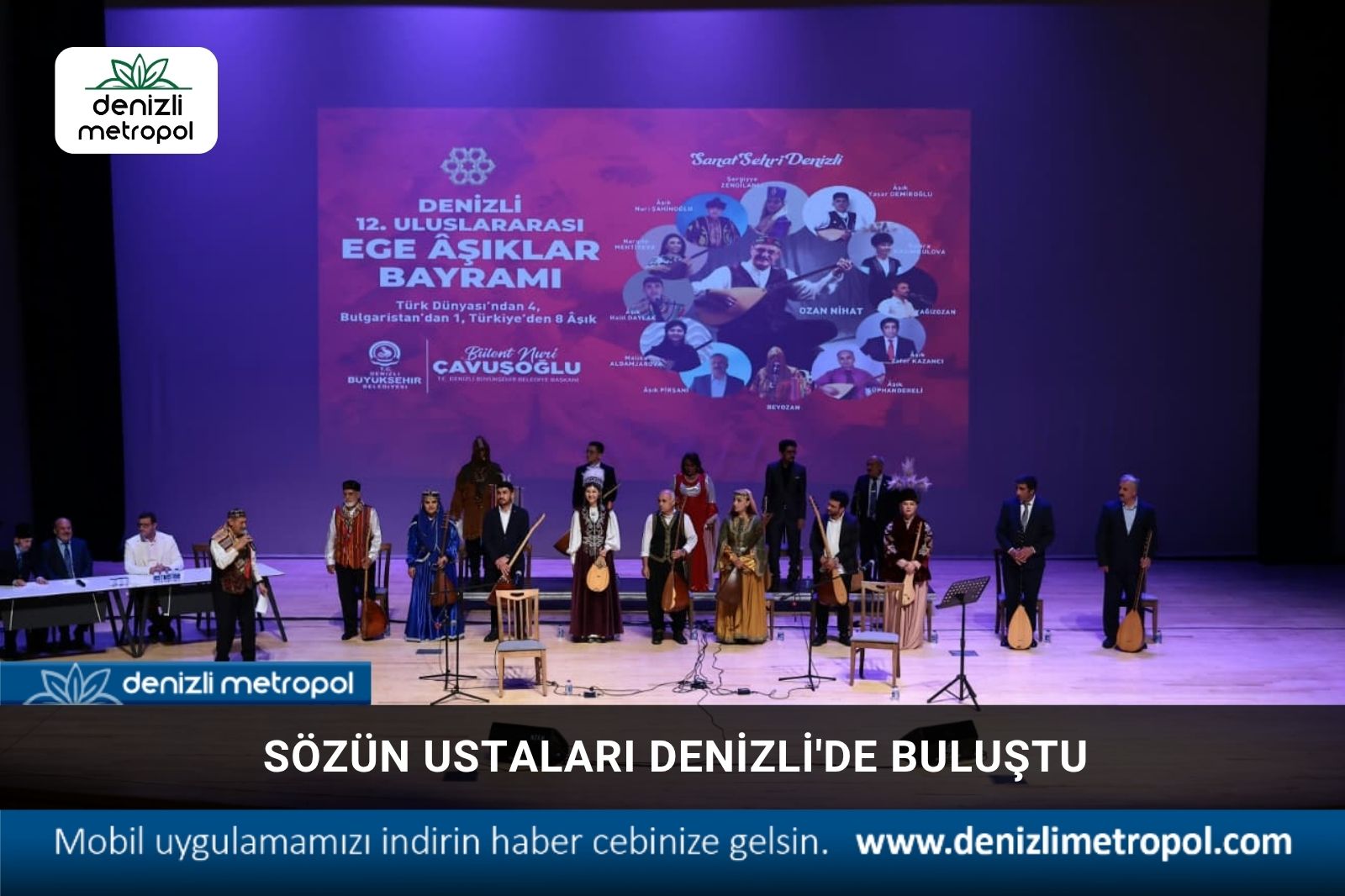 Sözün ustaları Denizli'de buluştu