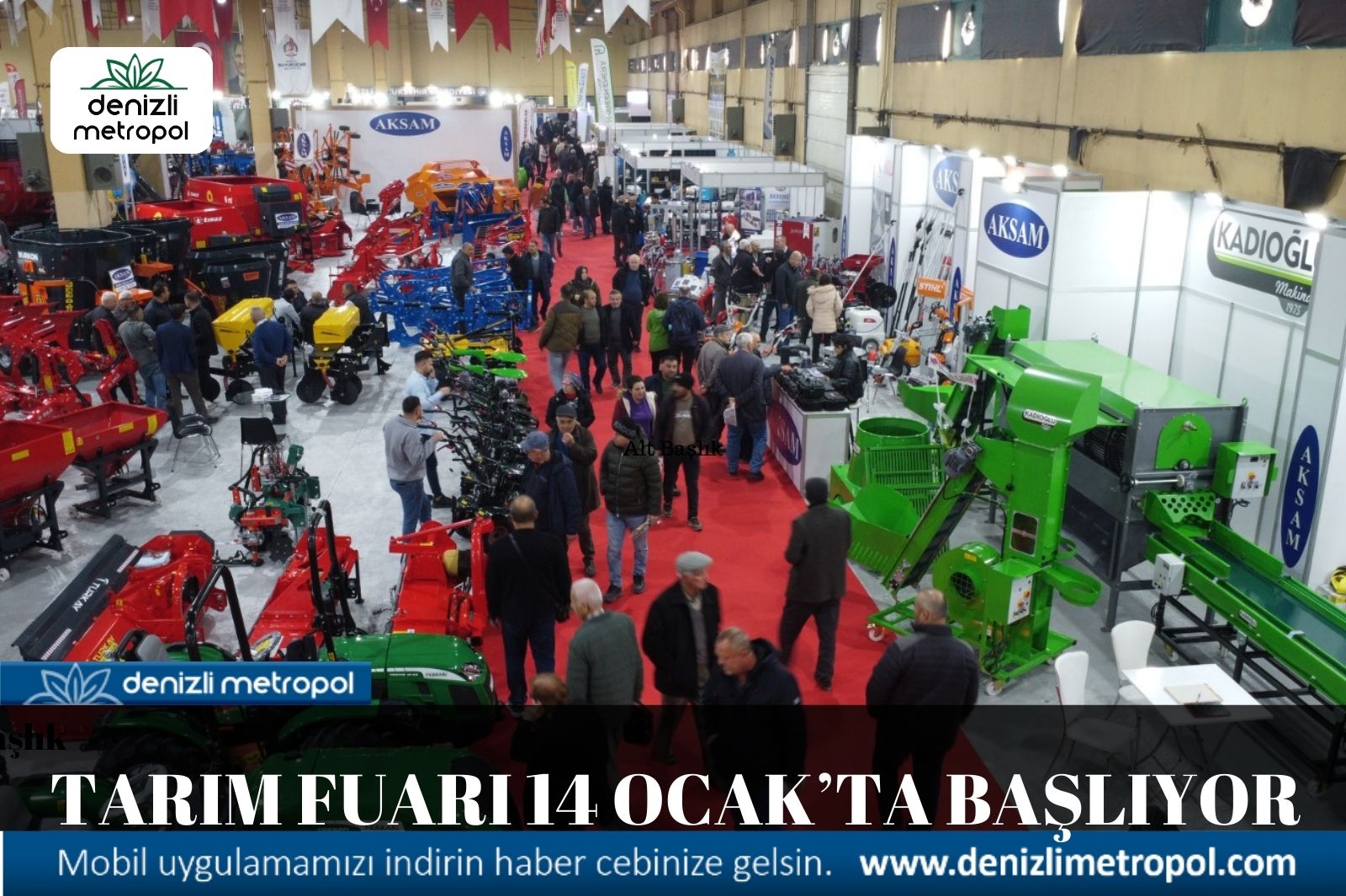 TARIM FUARI 14 OCAK’TA AÇILIYOR