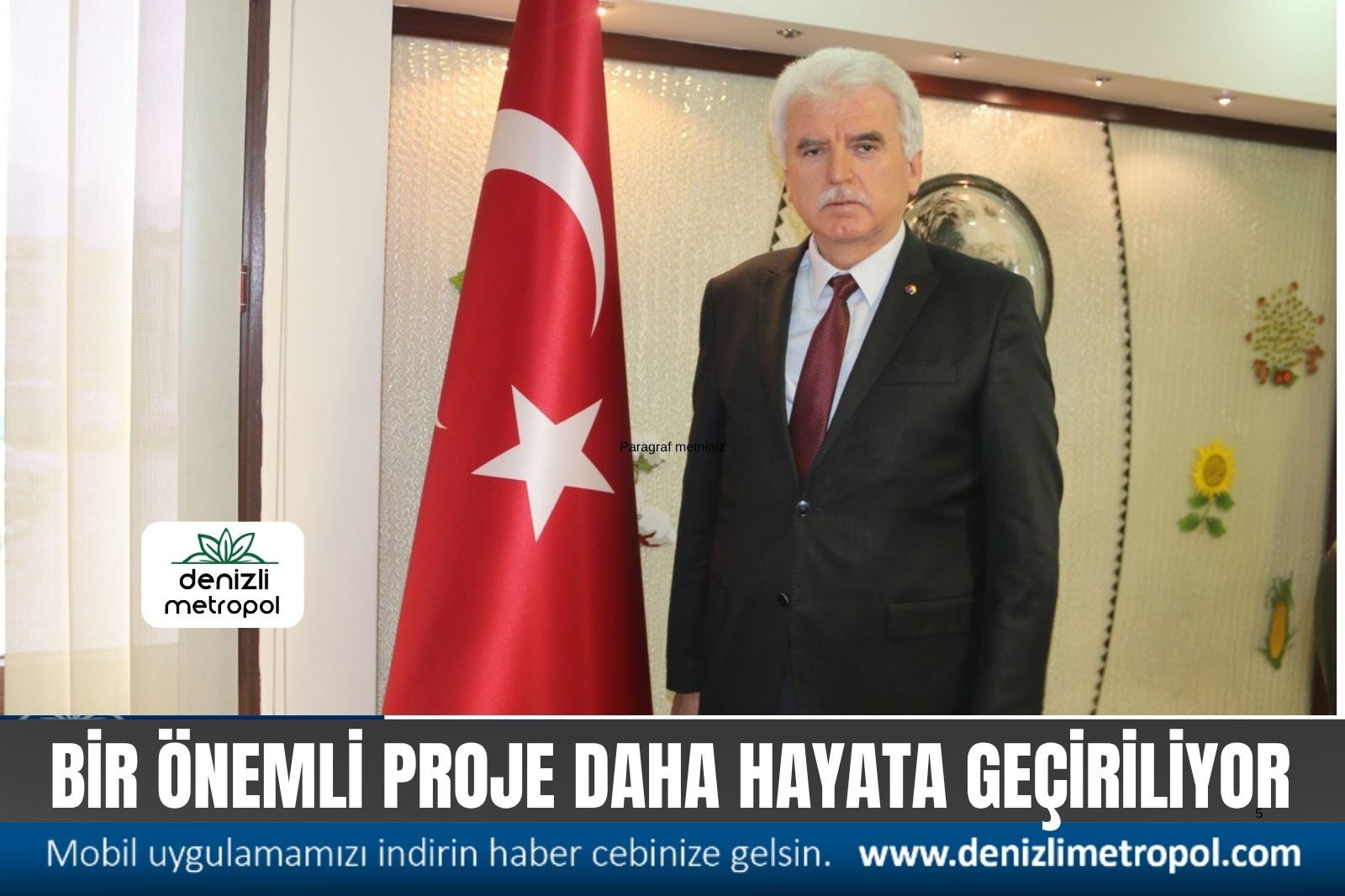 TEFENLİLİ, BİR ÖNEMLİ PROJEYİ DAHA HAYATA GEÇİRİYOR