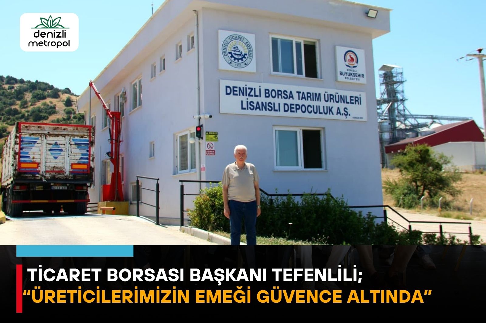 TEFENLİLİ; “ÜRETİMİCİMİZİN EMEĞİ GÜVENCE ALTINDA”