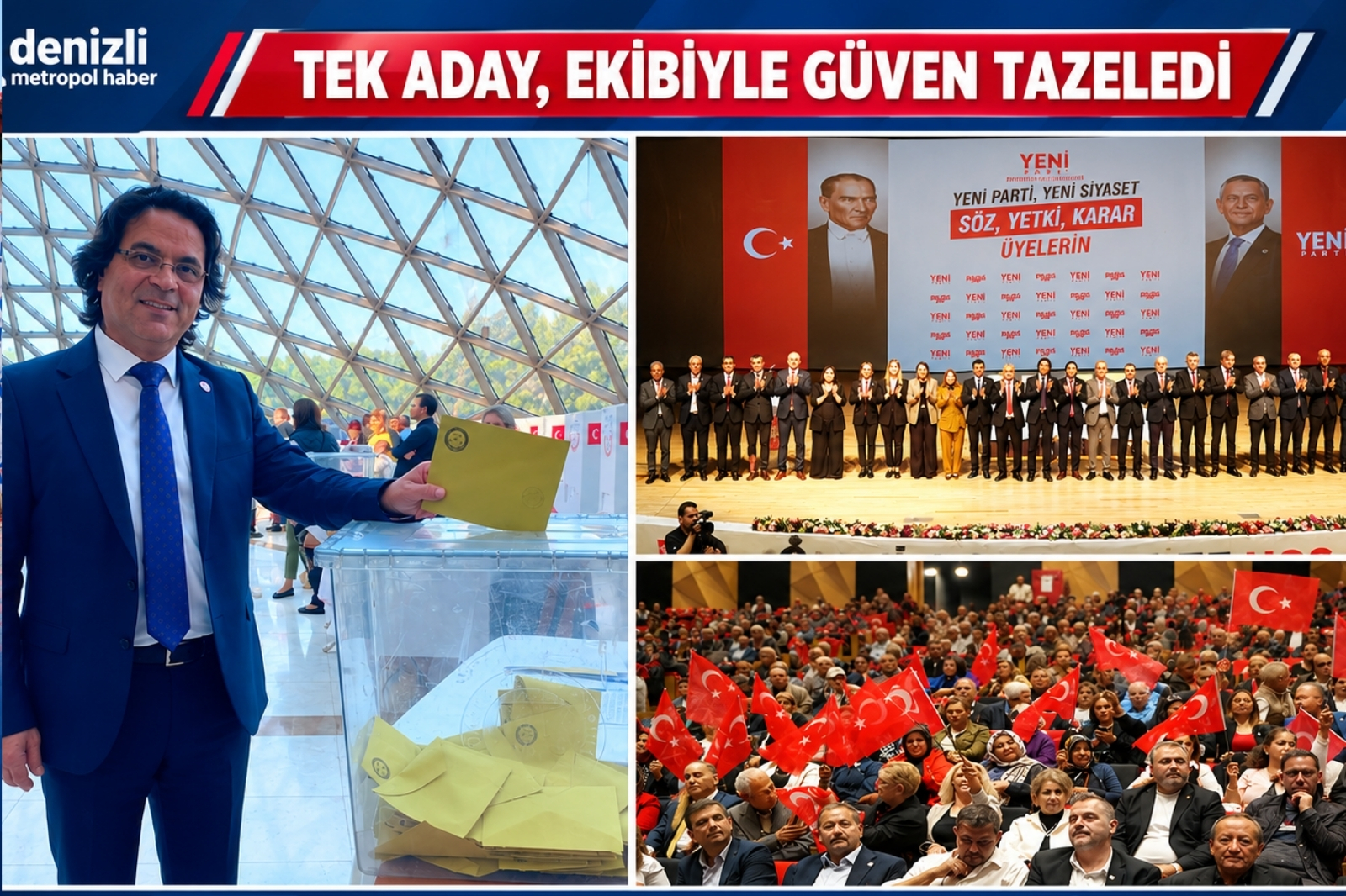 TEK ADAY, EKİBİYLE GÜVEN TAZELEDİ