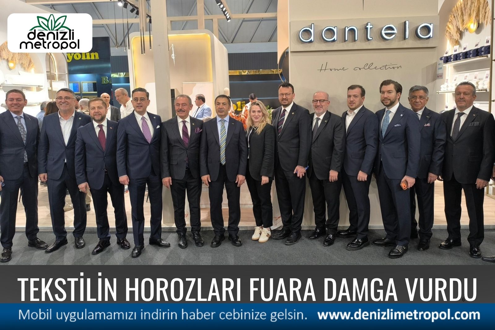 TEKSTİLİN HOROZLARI İSTANBUL’A DAMGA VURDU