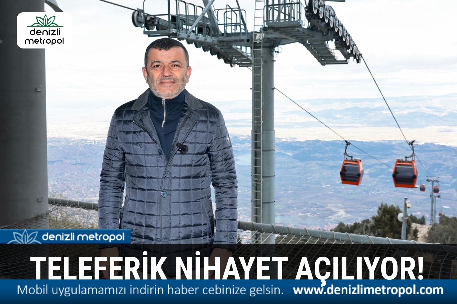 TELEFERİK NİHAYET AÇILIYOR