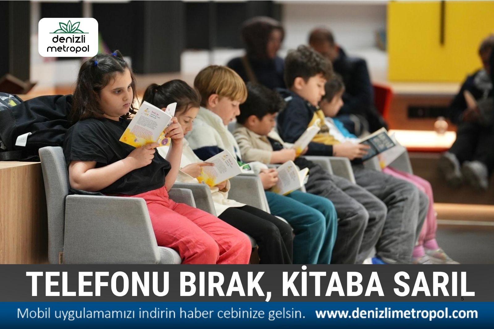 TELEFONU BIRAK, KİTABA SARIL