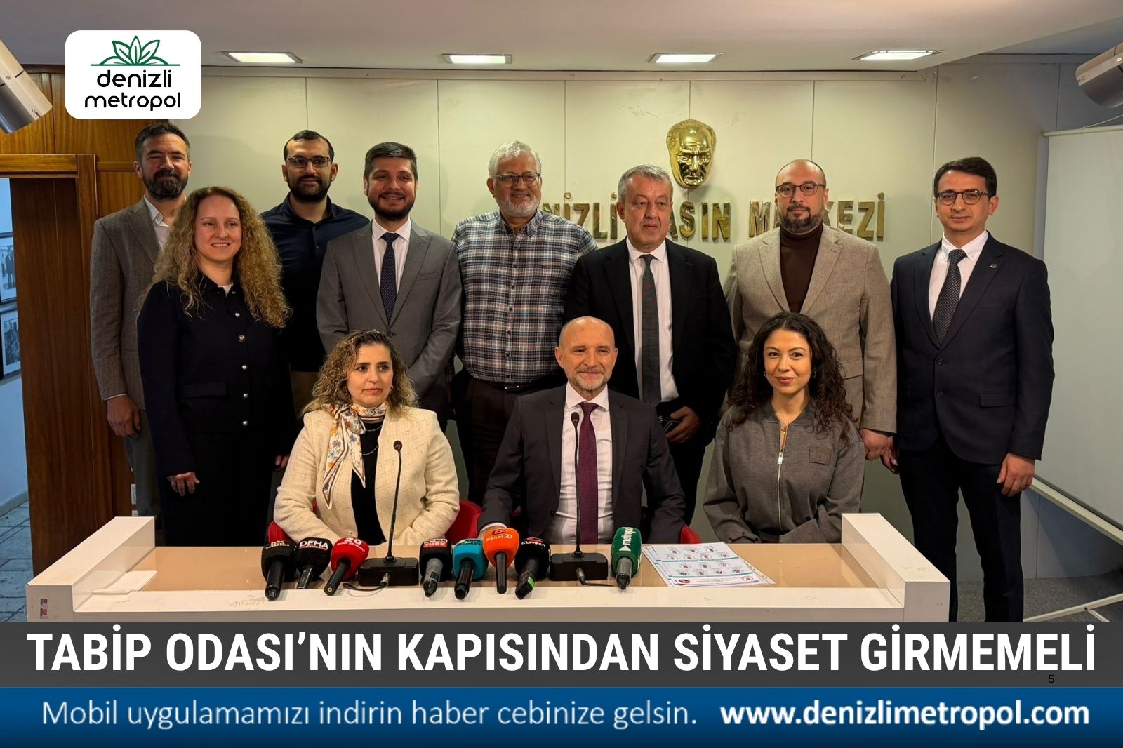 TOPUZ; “TABİP  ODASI’NA SİYASET GİRMEMELİ”