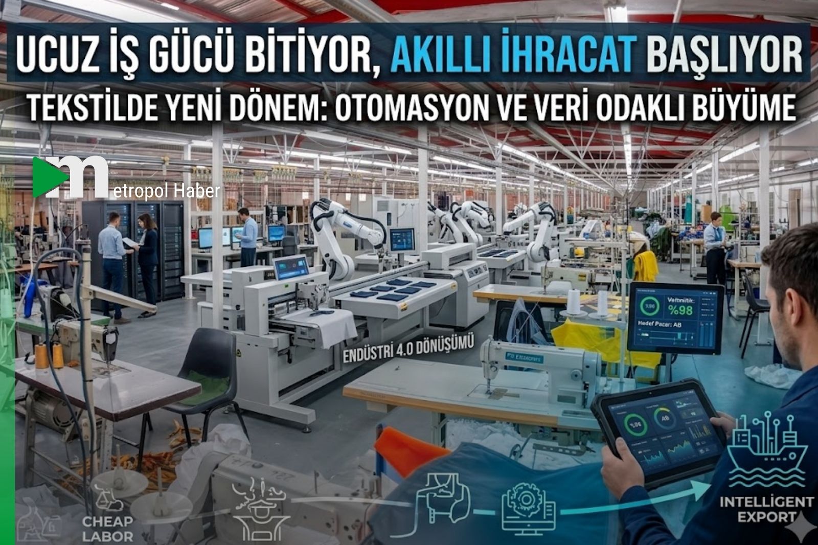 TÜRK TEKSTİLİNDE 'KATMA DEĞER' DEVRİMİ: UCUZ İŞ GÜCÜ BİTİYOR, AKILLI İHRACAT BAŞLIYOR