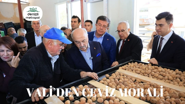 VALİ KÖŞGER’DEN CEVİZ MORALİ