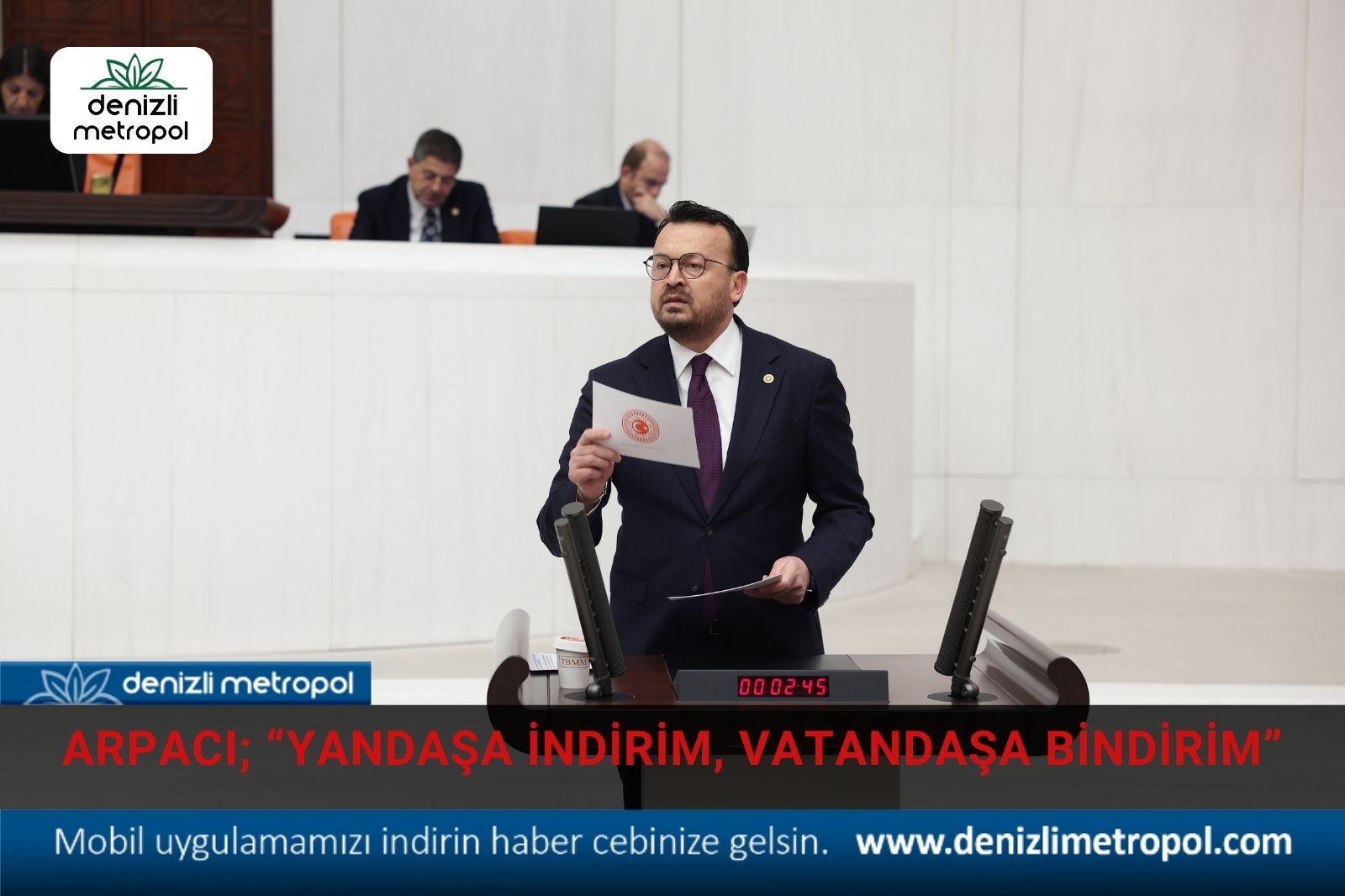 “YANDAŞA İNDİRİM, VATANDAŞA BİNDİRİM”