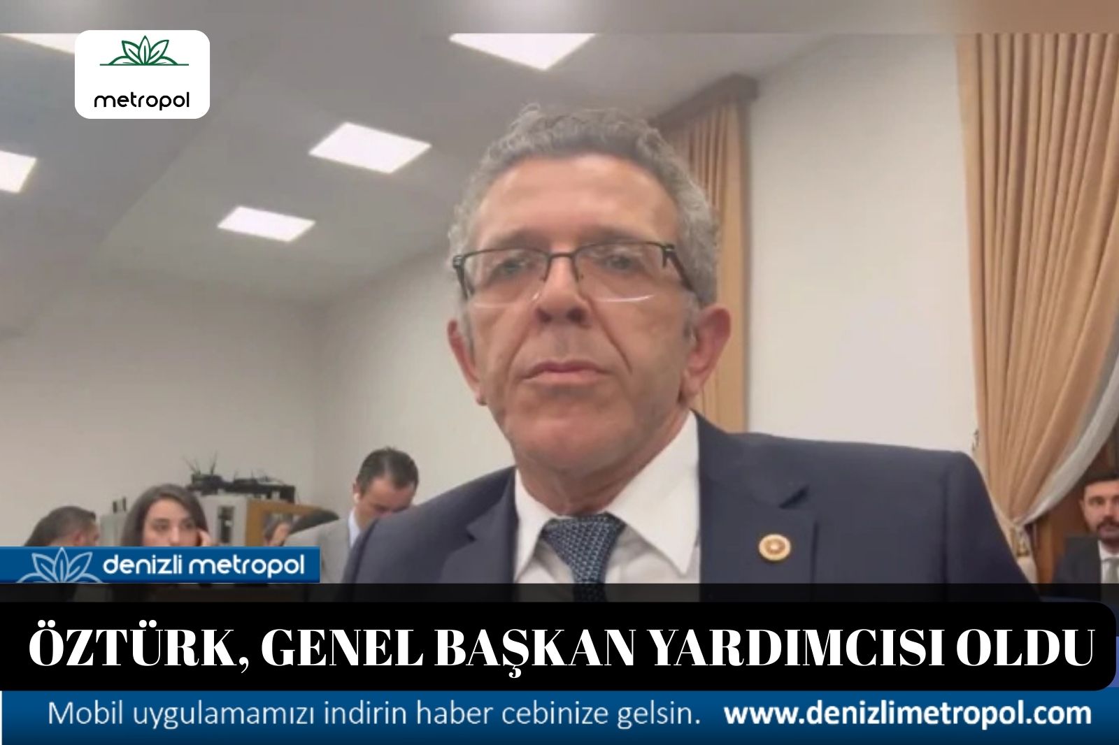 YASİN ÖZTÜRK, GENEL BAŞKAN YARDIMCISI OLDU