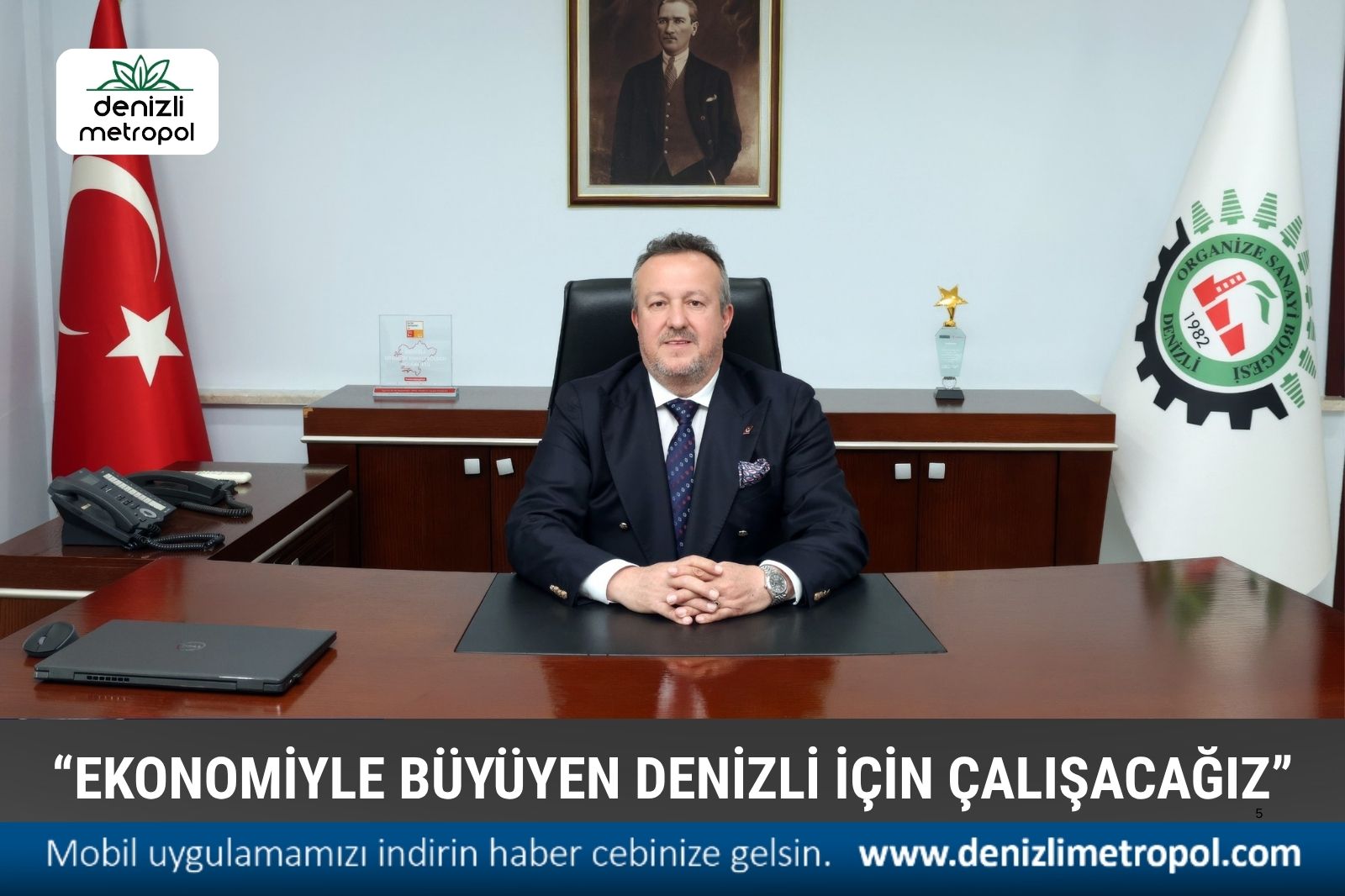 YAYMANOĞLU; “EKONOMİYLE BÜYÜYEN DENİZLİ İÇİN ÇALIŞACAĞIZ”