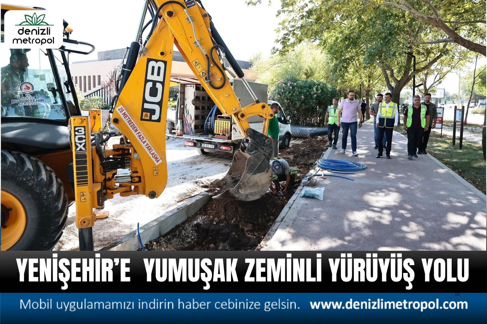 YENİŞEHİR’E YUMUŞAK ZEMİNLİ YÜRÜYÜŞ YOLU